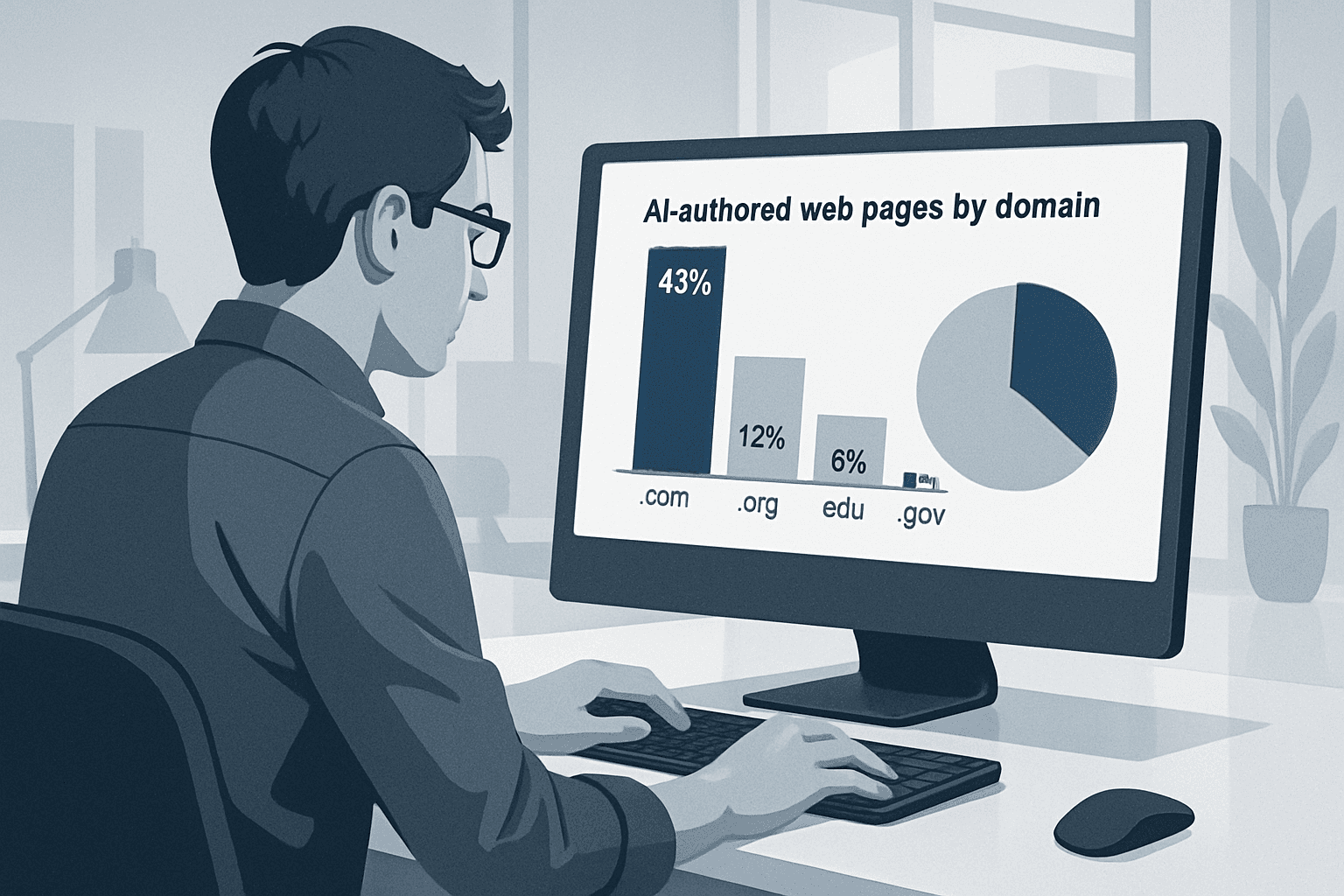 Brief IA : 35 % des pages récentes présentent des signes d'auteur IA, selon Pew