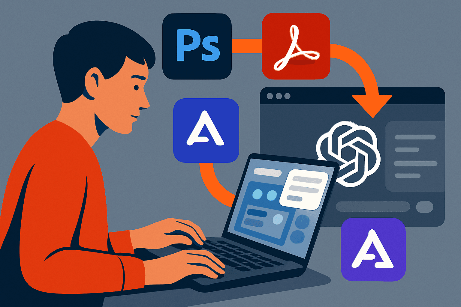 Brief IA : Adobe et ChatGPT : une alliance révolutionnaire pour les créatifs