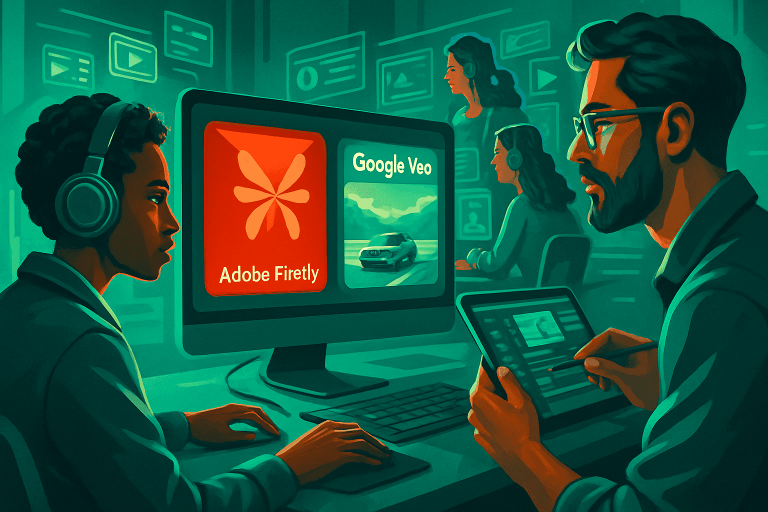 Brief IA : Adobe Firefly et Google Veo : leaders IA vidéo 2026