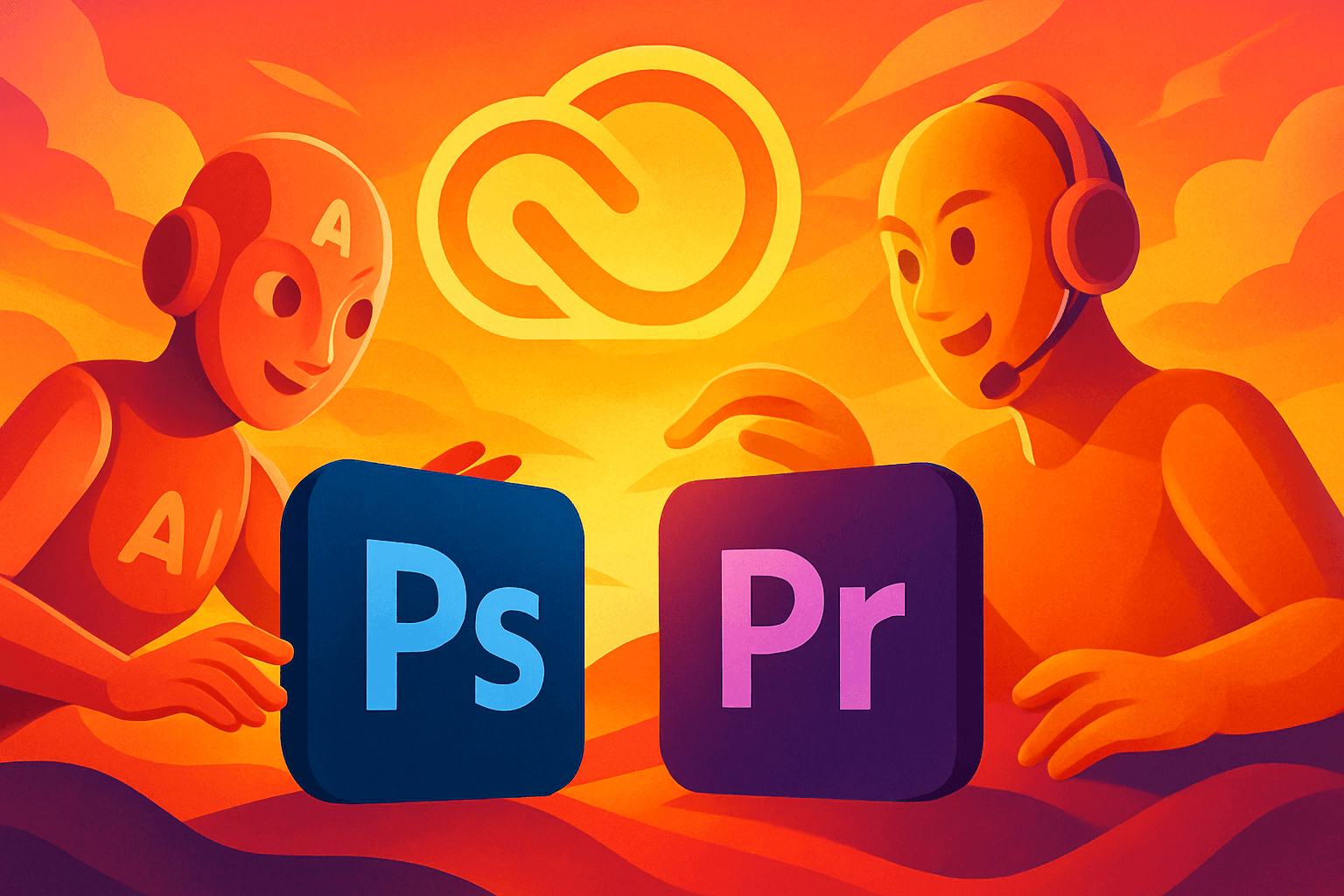 Brief IA : Adobe révolutionne Photoshop et Premiere avec des assistants IA