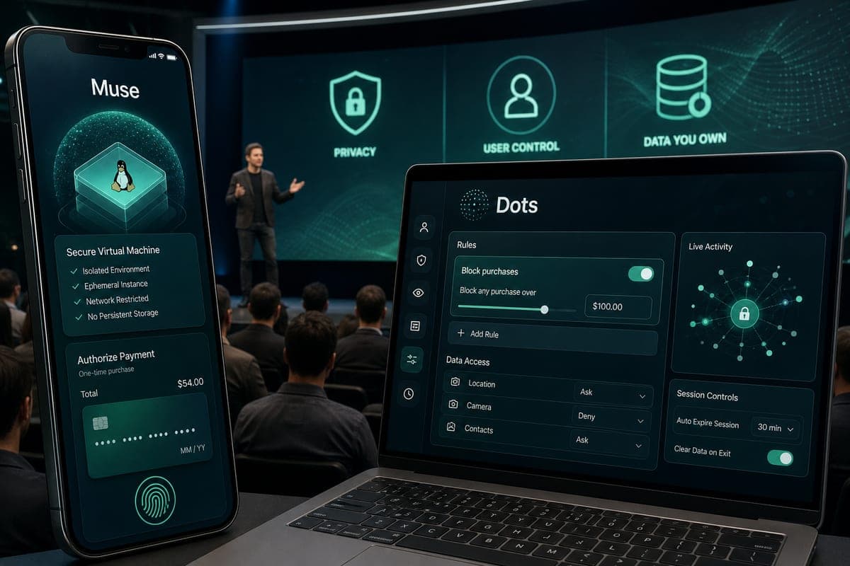 Brief IA : Agents IA : Muse critiqué sur la confidentialité, Dots vise le contrôle