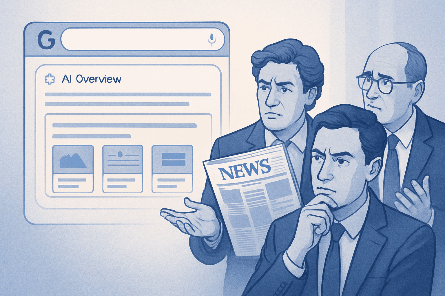 Brief IA : AI Overviews de Google : menace pour la presse française