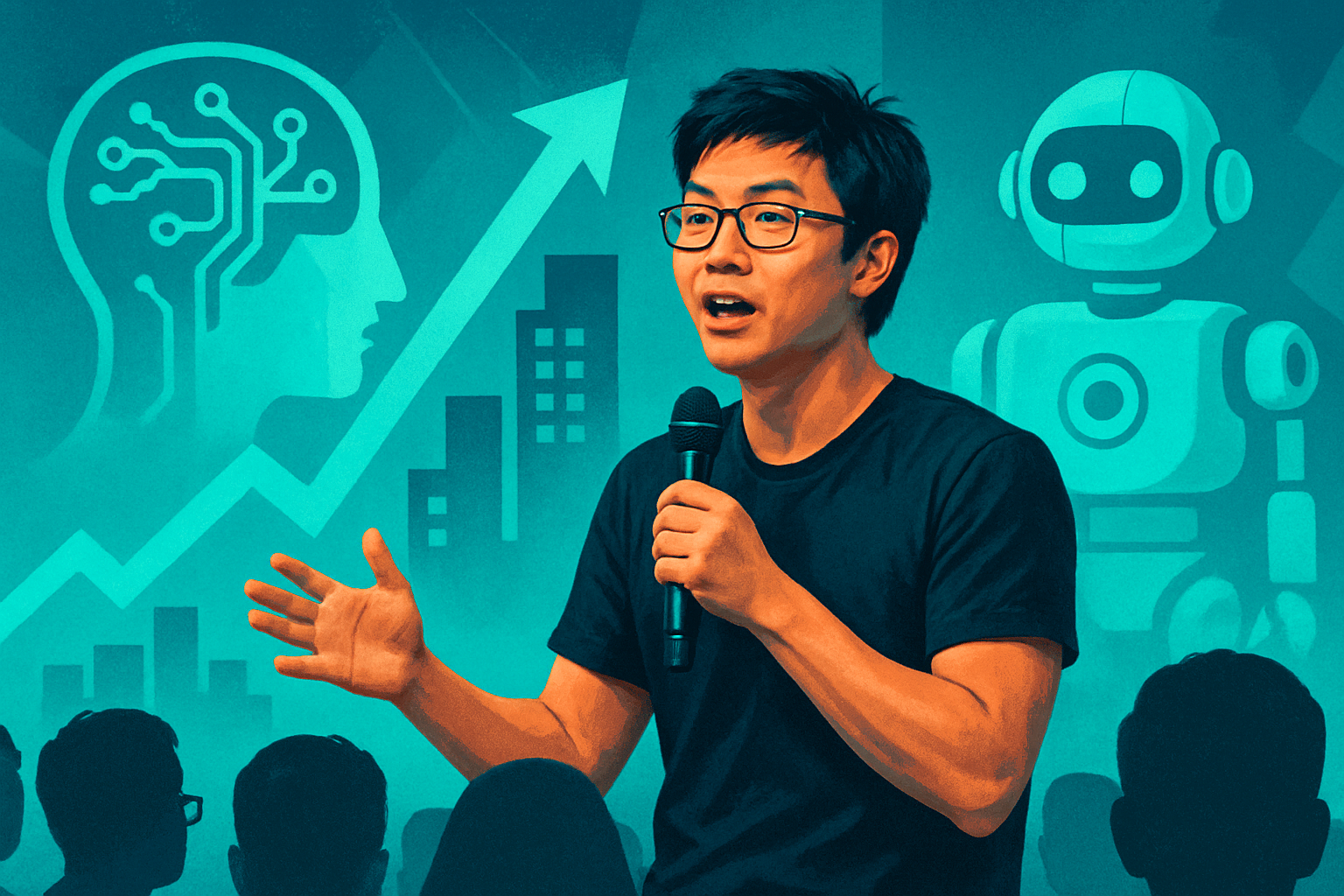 Brief IA : Alexandr Wang : l'IA transforme les startups en géants face aux titans
