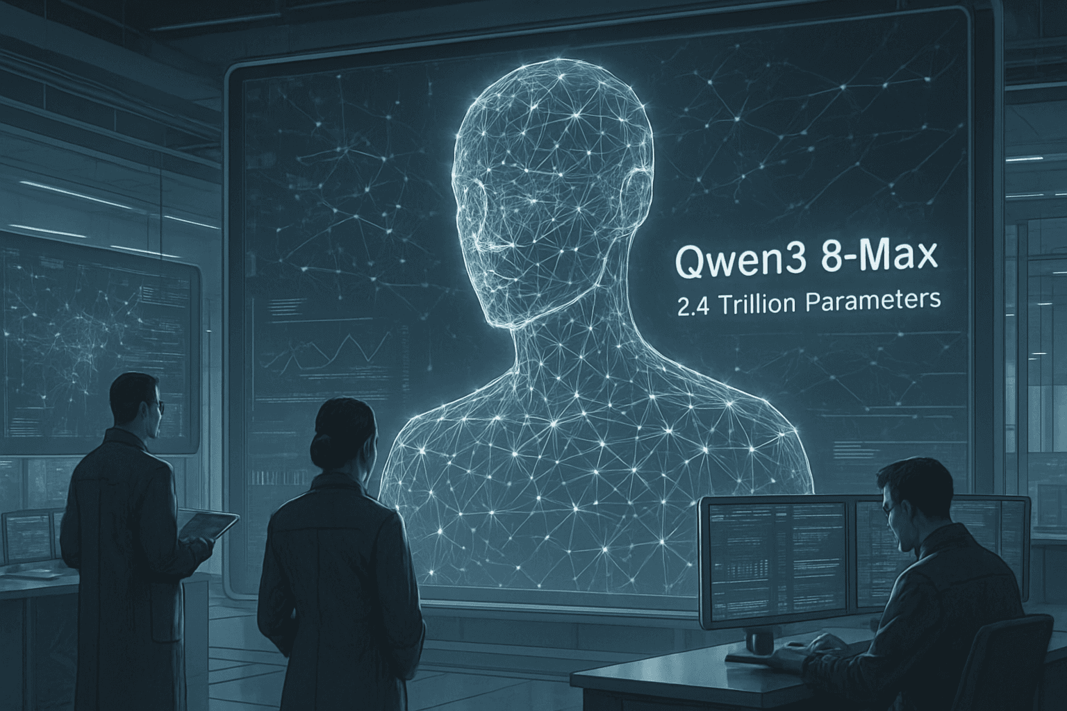 Brief IA : Alibaba lance Qwen3.8-Max, IA de 2,4 trillions de paramètres
