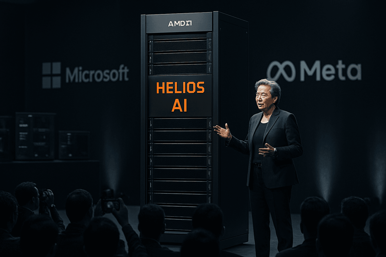 Brief IA : AMD défie Nvidia avec Helios AI : un tournant dans la course à l'IA