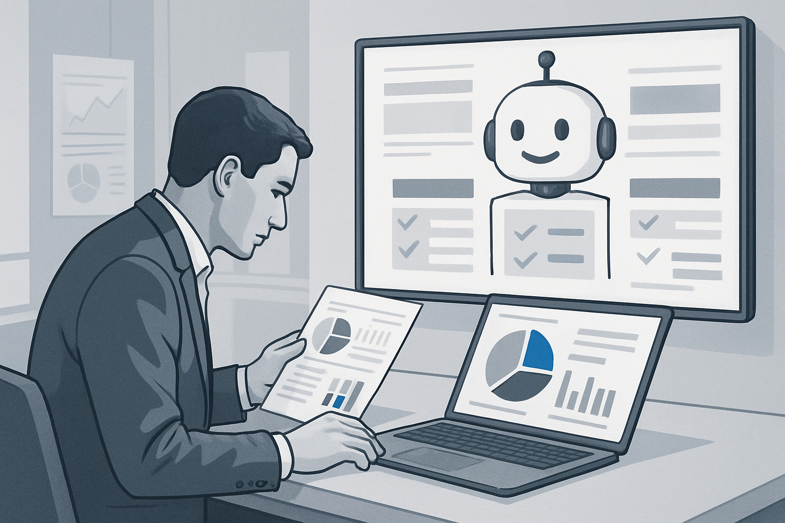 Brief IA : Analystes et IA : le double filtre impitoyable pour les entreprises