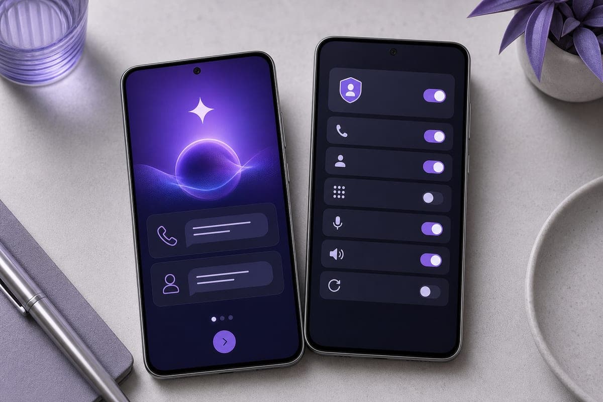 Brief IA : Android : Gemini testerait les appels personnels et des réglages fins