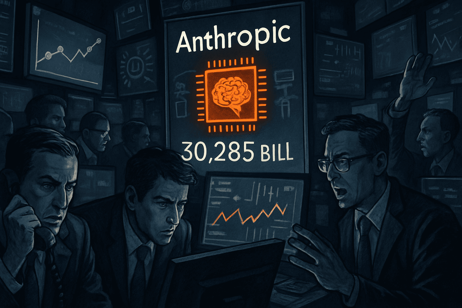 Brief IA : Anthropic : 1,2 trillion de dollars, ruée sur les marchés