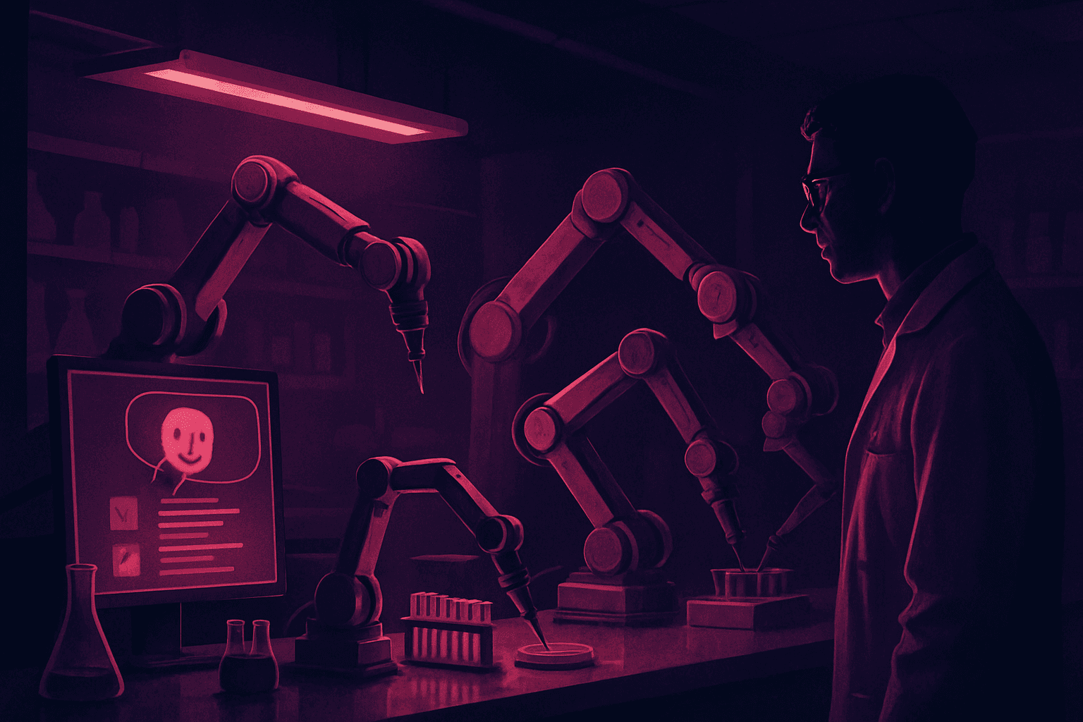 Brief IA : Anthropic construit un labo bio où Claude guidera des robots