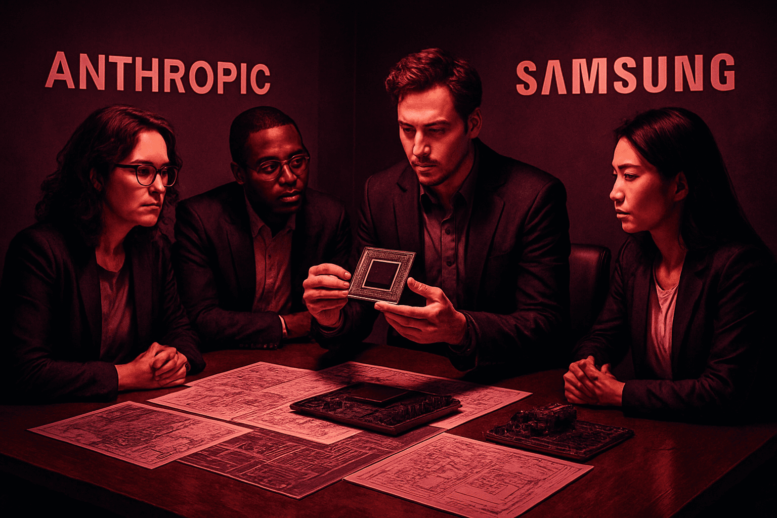 Brief IA : Anthropic et Samsung : vers une puce IA révolutionnaire ?