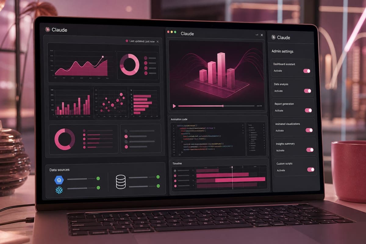 Brief IA : Anthropic lance Motion et Dashboards de Claude en bêta