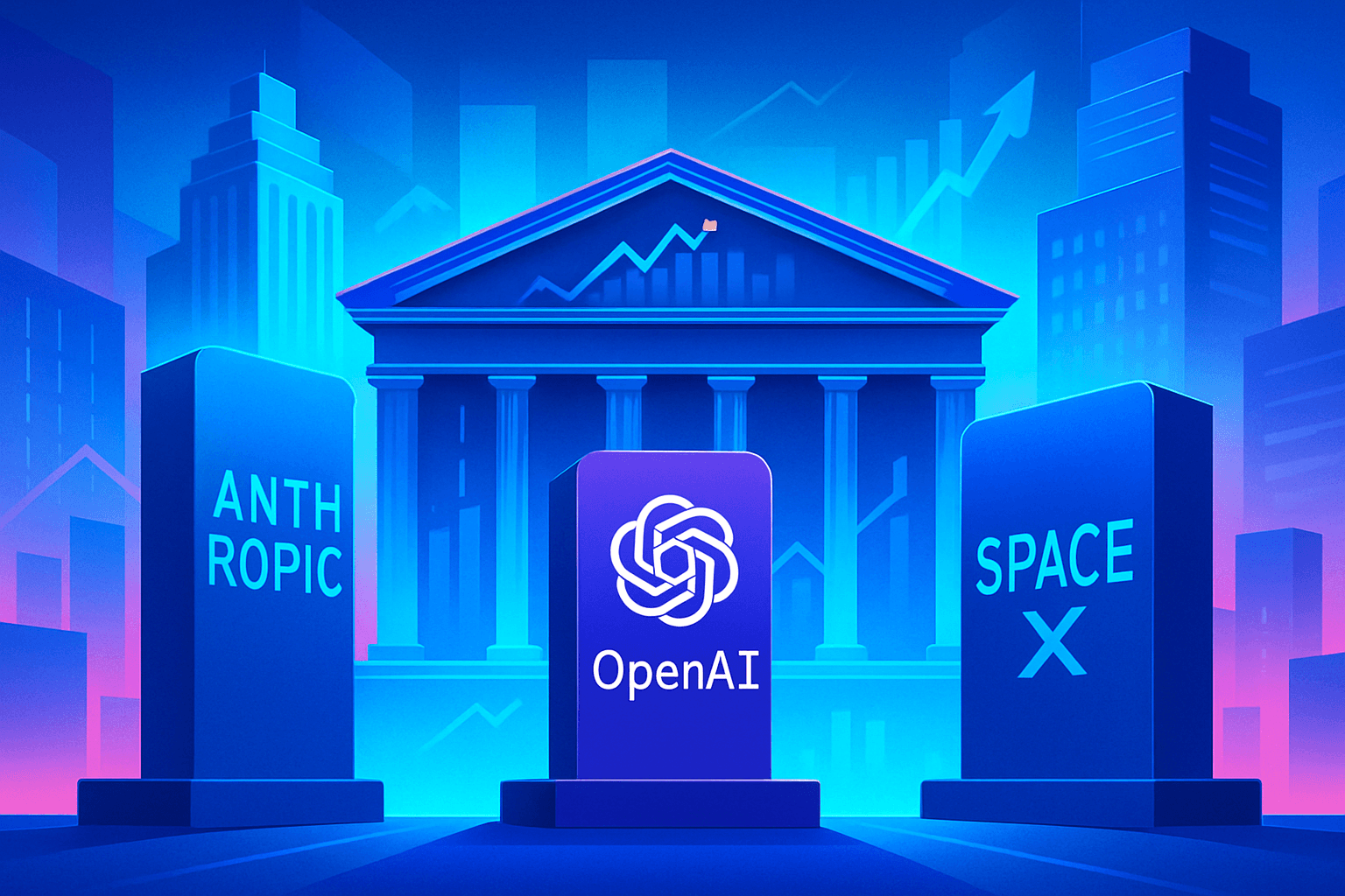 Brief IA : Anthropic, OpenAI, SpaceX : Wall Street à l'aube d'une révolution