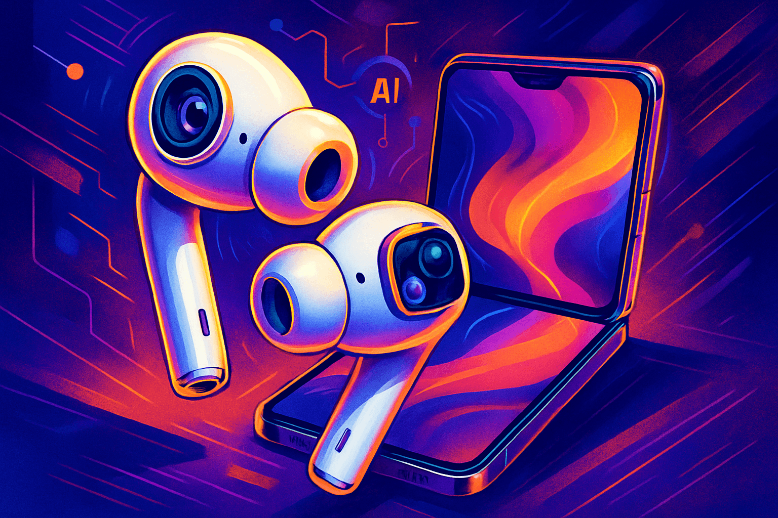 Brief IA : Apple 2027 : AirPods avec caméras et iPhone pliable en préparation