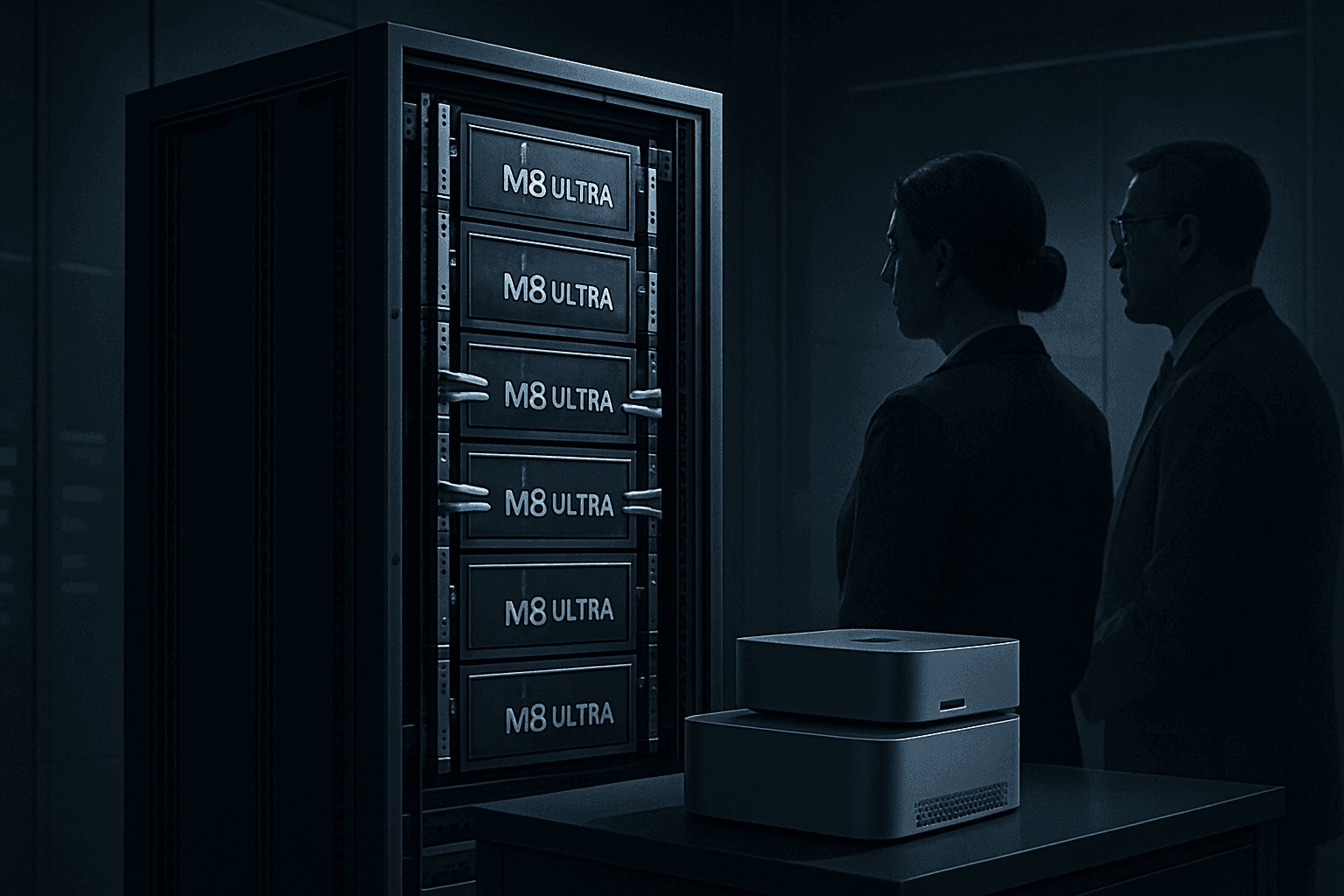 Brief IA : Apple prépare un serveur IA M8 Ultra pour clients professionnels