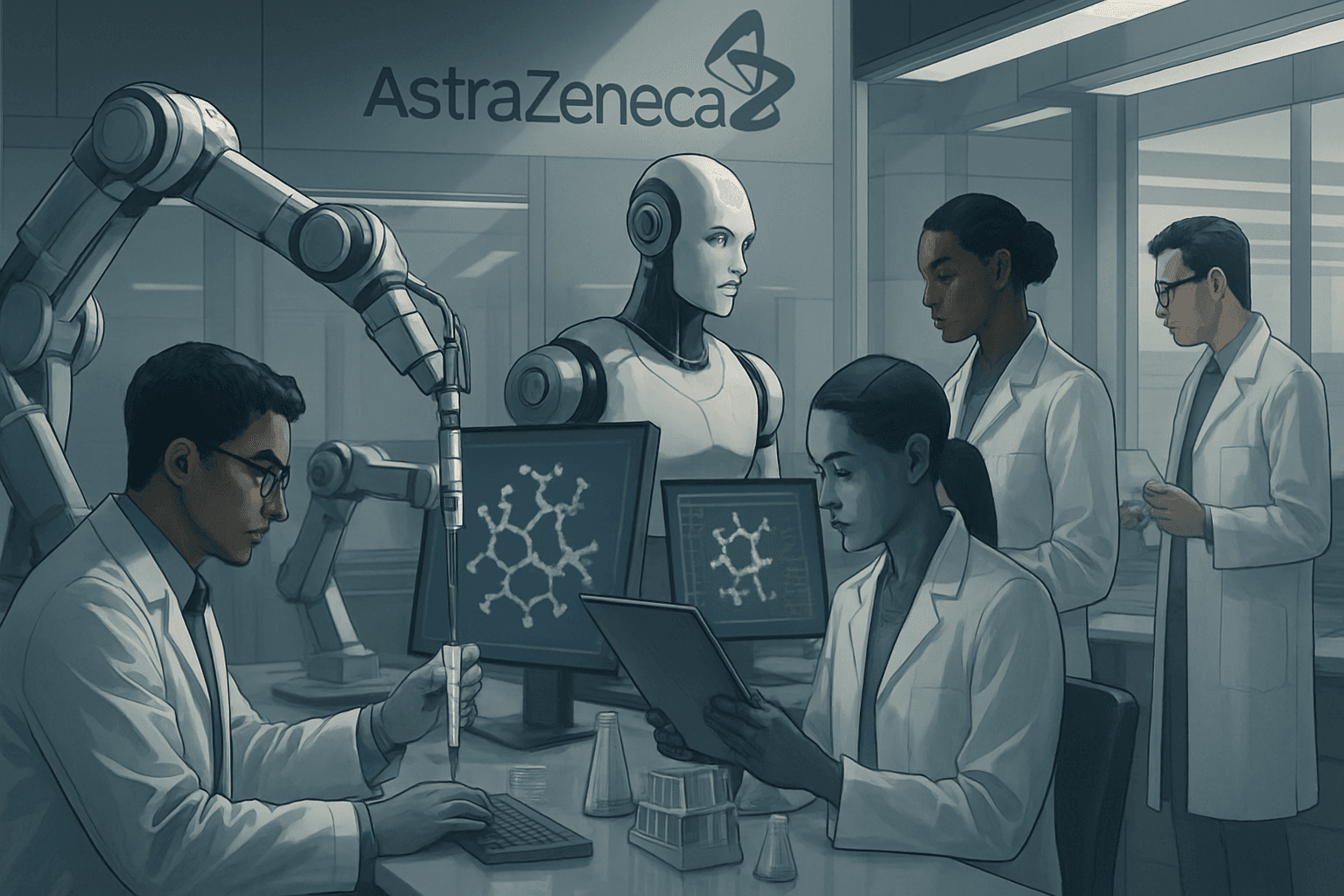 Brief IA : AstraZeneca : l'IA révolutionne la conception de médicaments