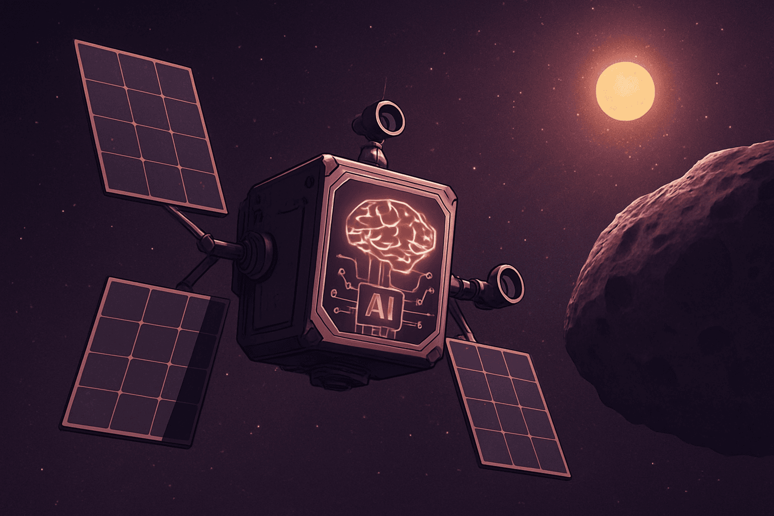 Brief IA : AstroForge veut un vaisseau IA sans liaison Terre dès 2027