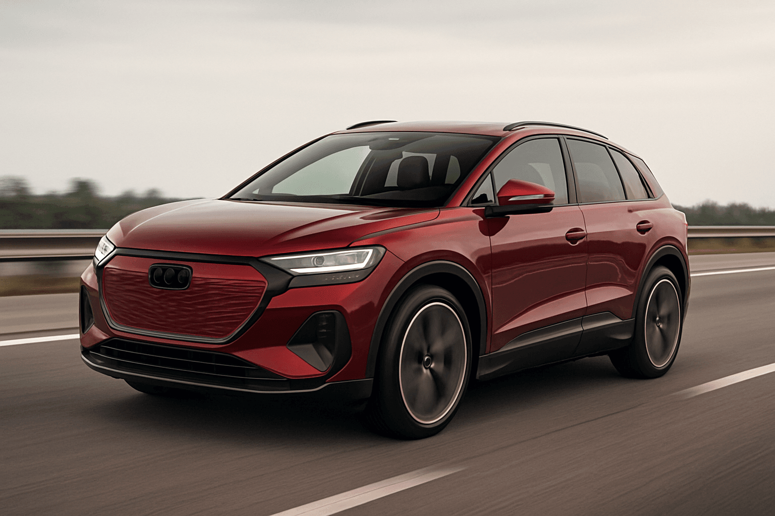 Brief IA : Audi Q4 e-tron restylé : 300 km pour moins de 5 €