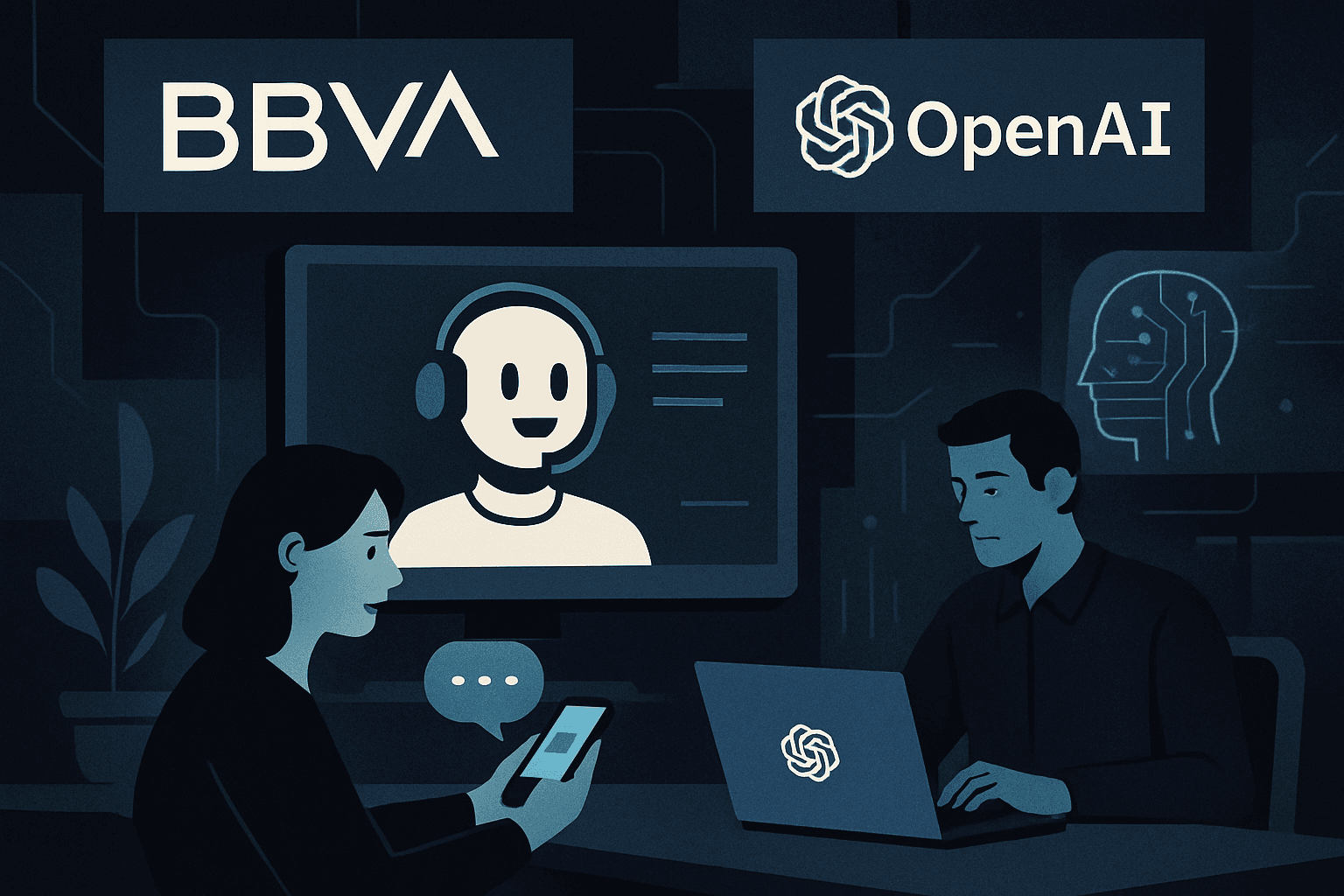Brief IA : BBVA et OpenAI : une révolution IA au cœur de la banque mondiale