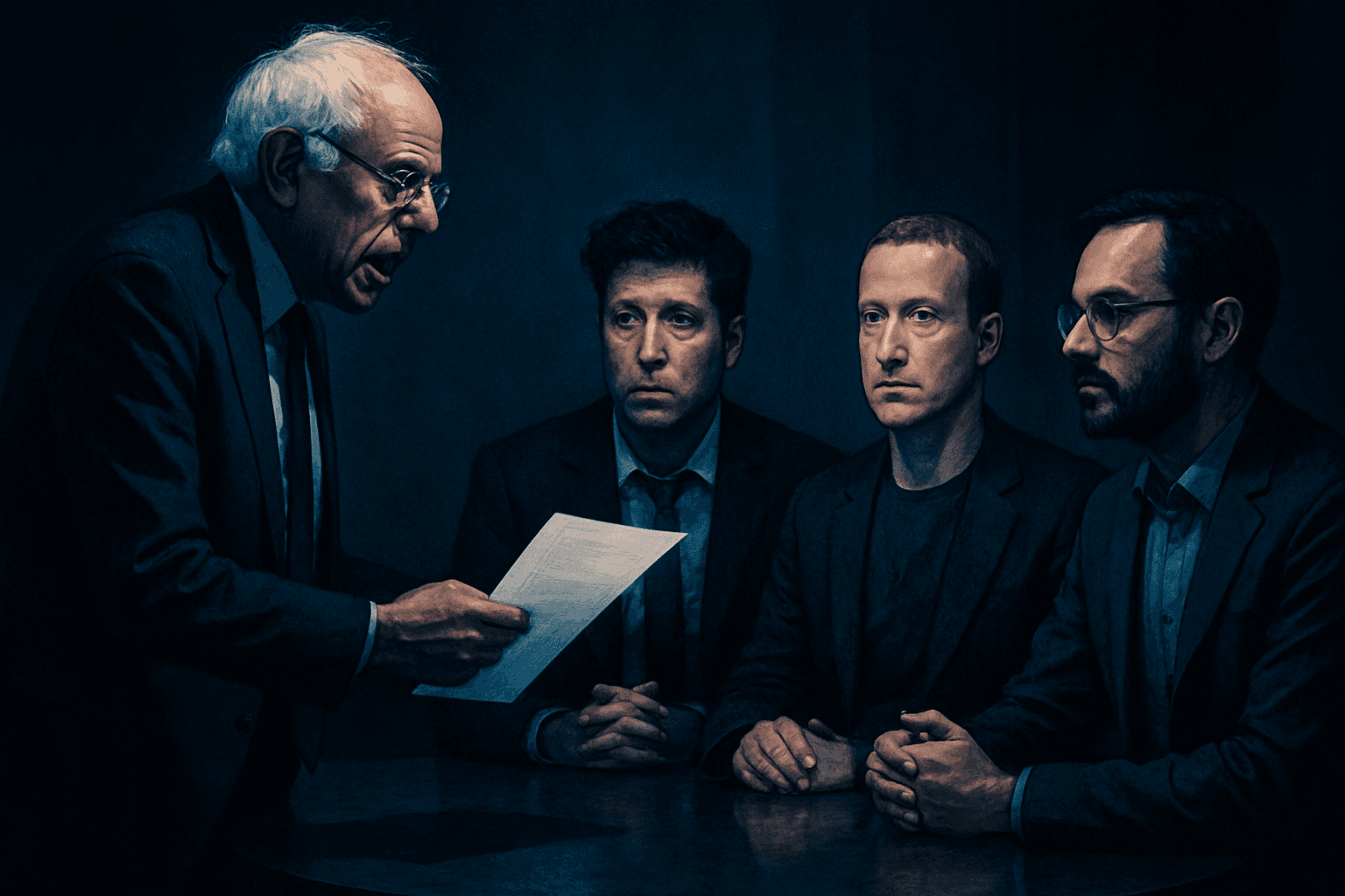 Brief IA : Bernie Sanders presse OpenAI et Meta de stopper l'IA