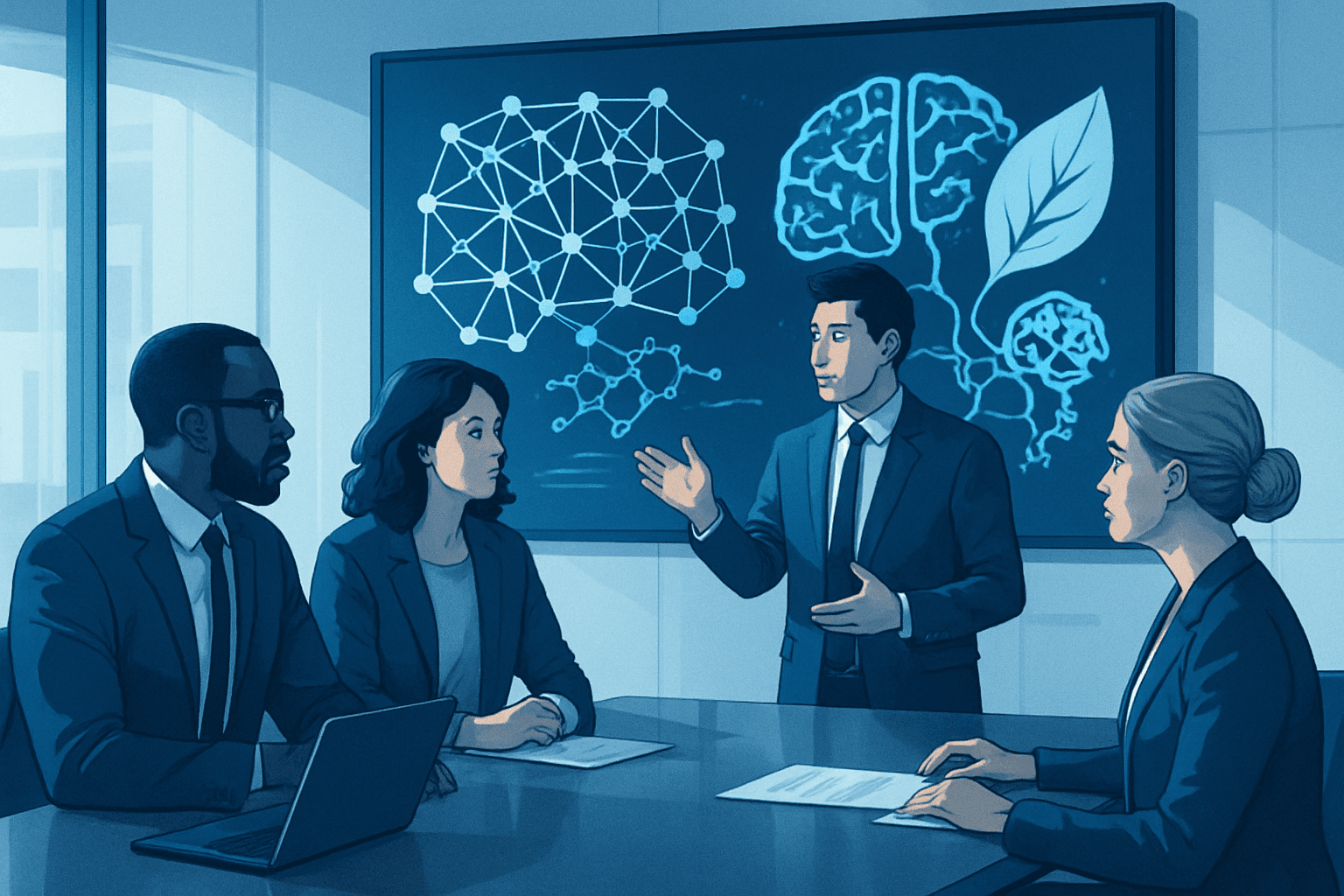Brief IA : Biologie et IA : une alliance naturelle pour les entreprises