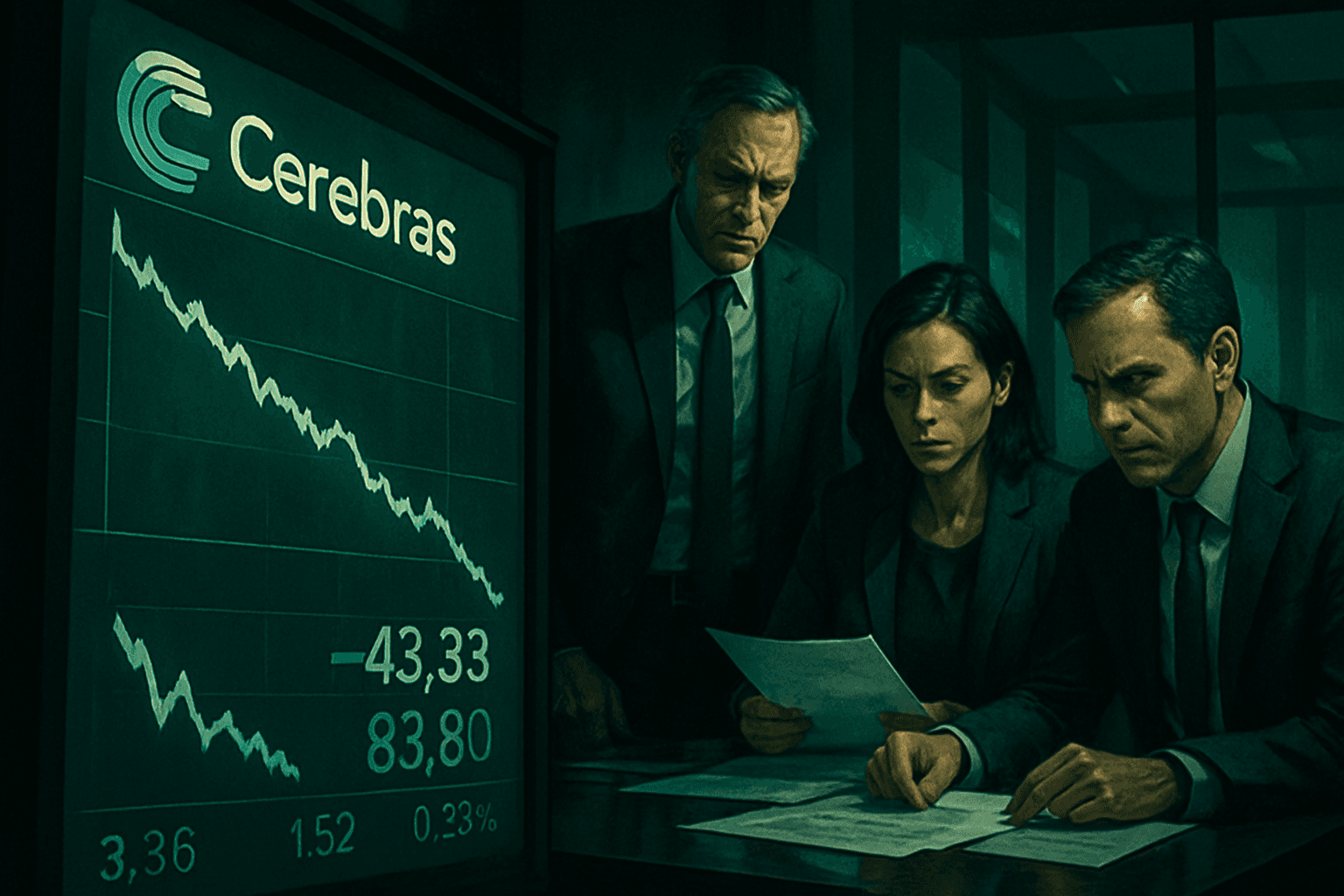 Brief IA : Cerebras Systems : chute boursière après des prévisions mal comprises