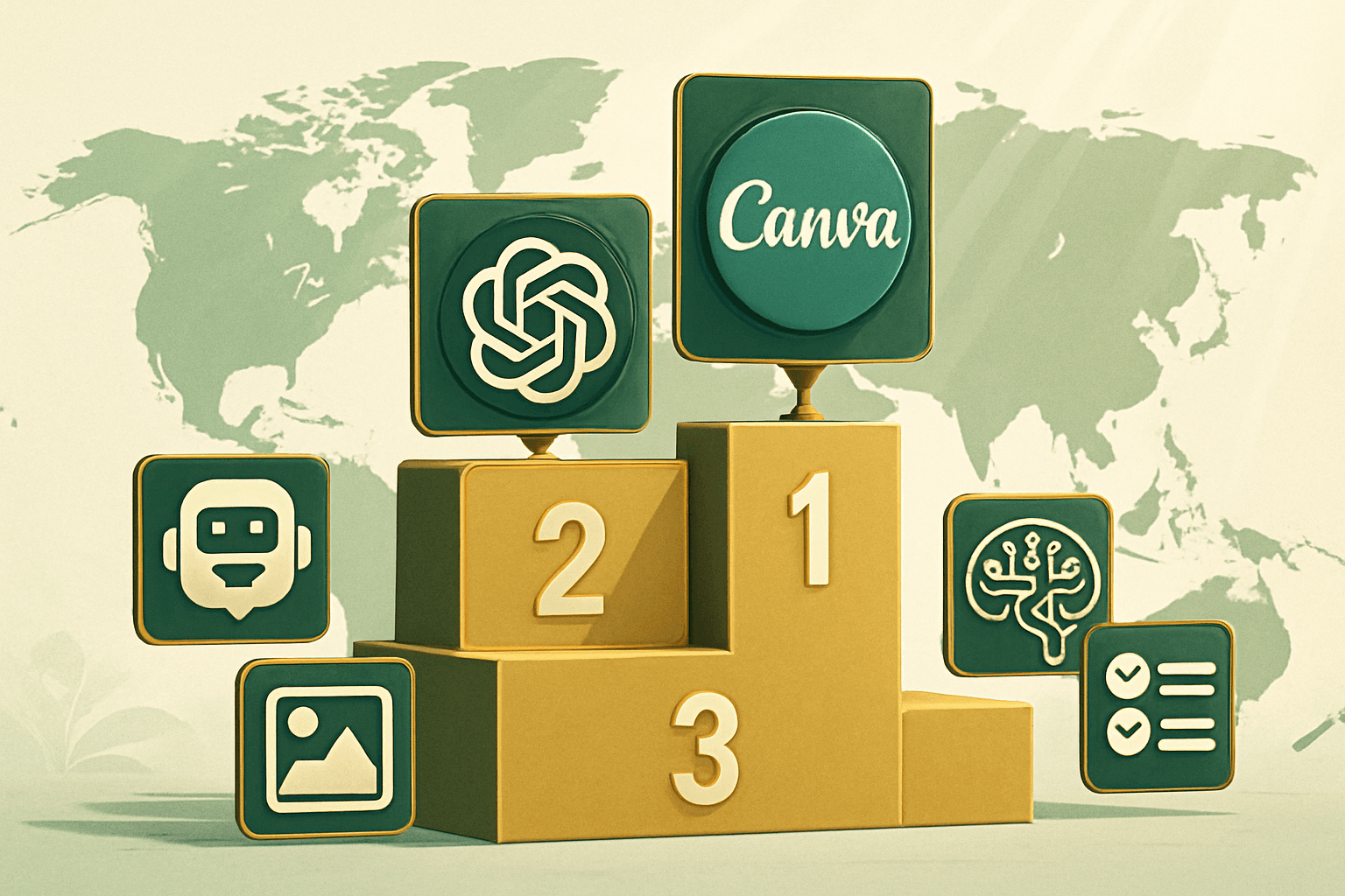 Brief IA : ChatGPT et Canva dominent le classement des outils IA en 2026