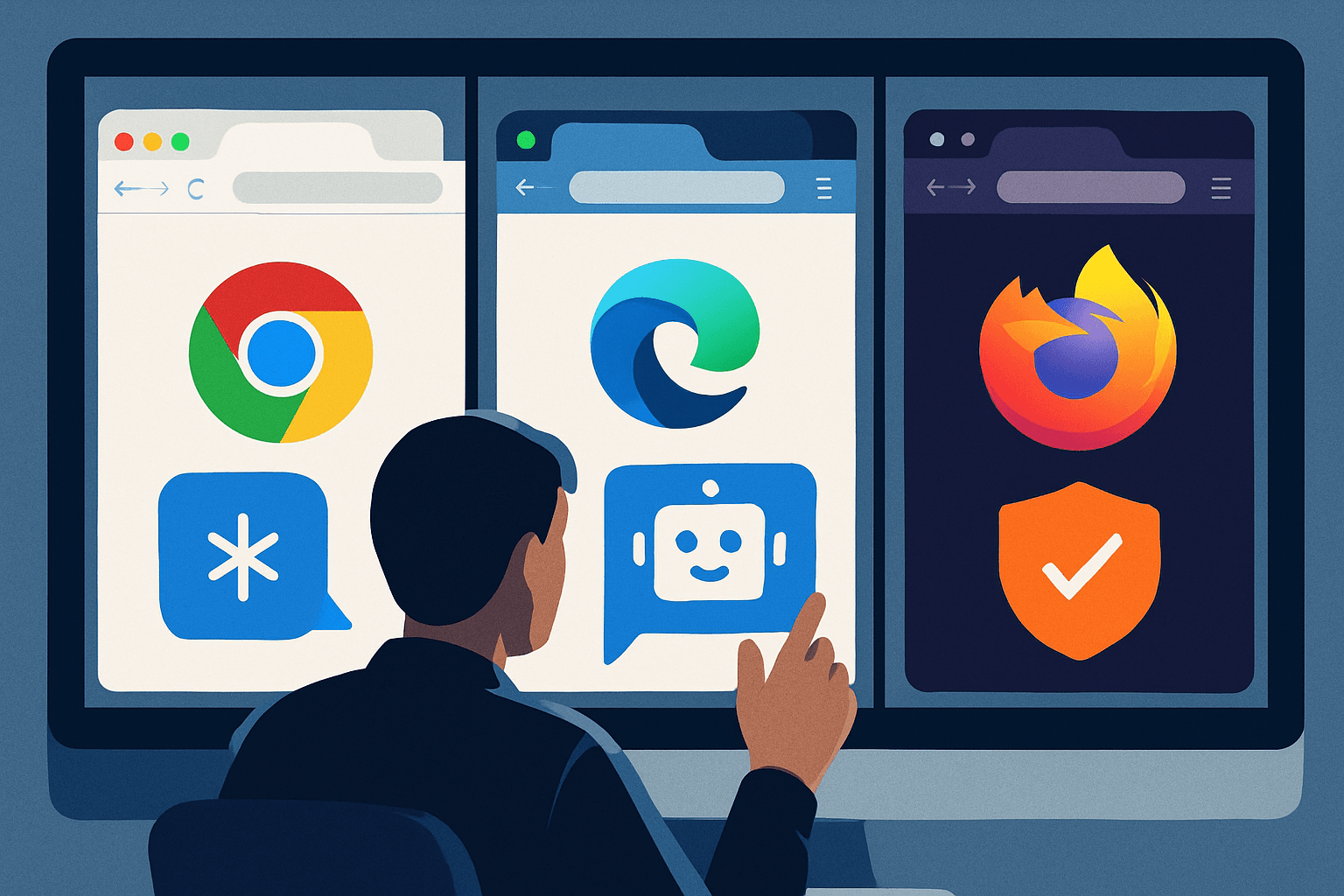 Brief IA : Chrome, Edge et Firefox : quel navigateur IA sort du lot ?