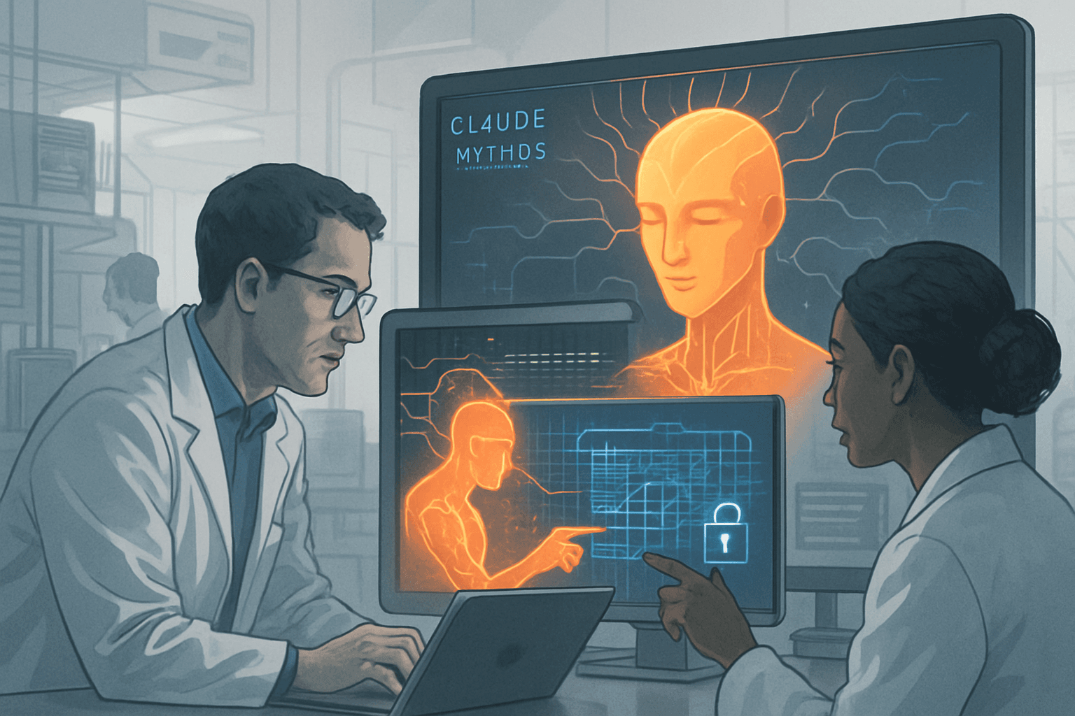 Brief IA : Claude Mythos d'Anthropic défie le chiffrement AES en laboratoire