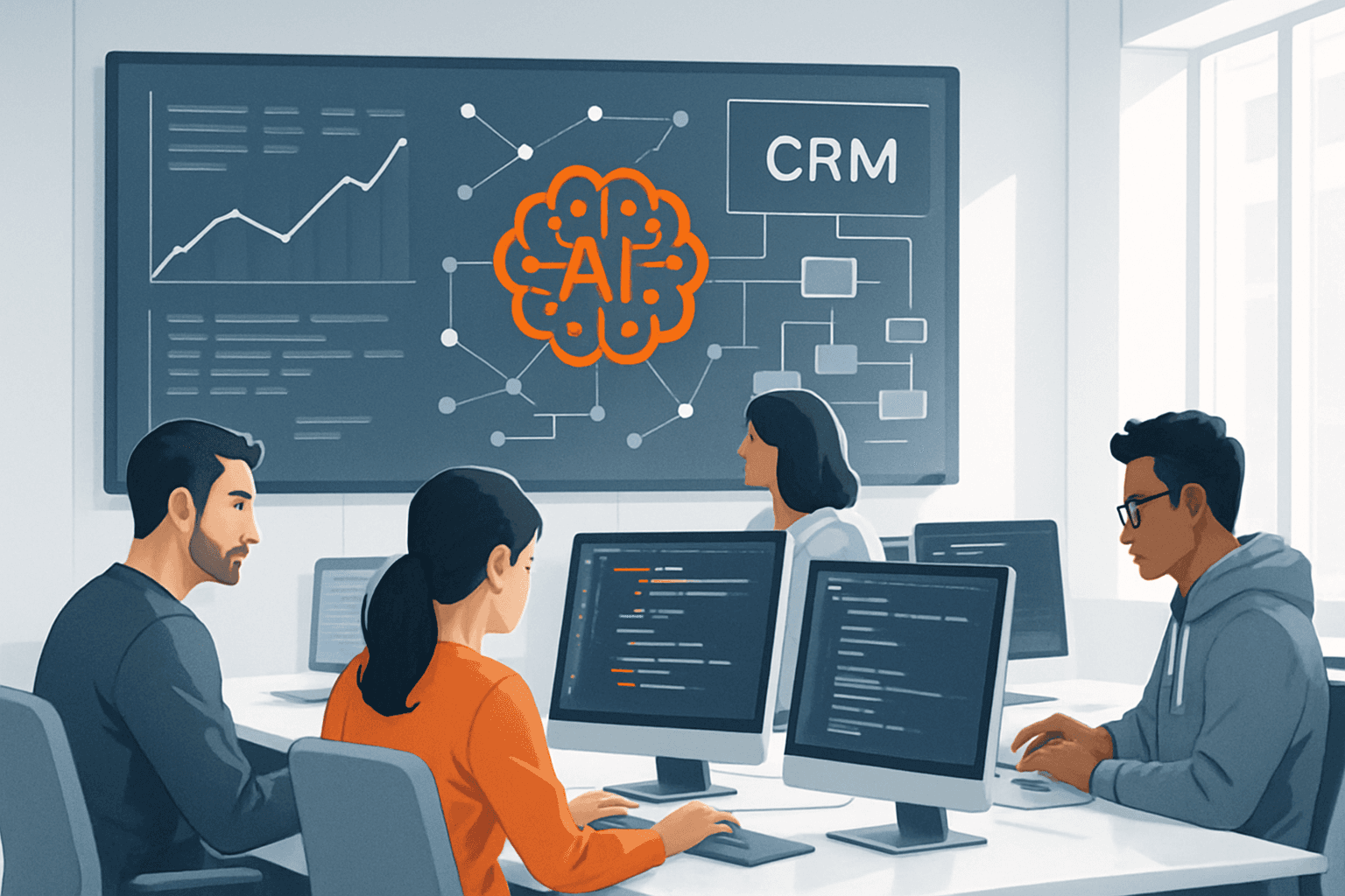 Brief IA : Curative remplace Salesforce par un CRM IA et bouleverse le SaaS