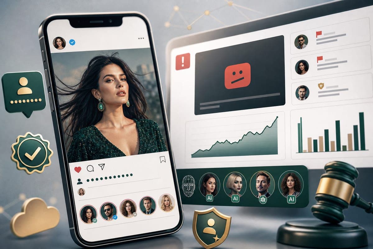 Brief IA : Deepfakes de stars : modération inégale chez Meta et YouTube