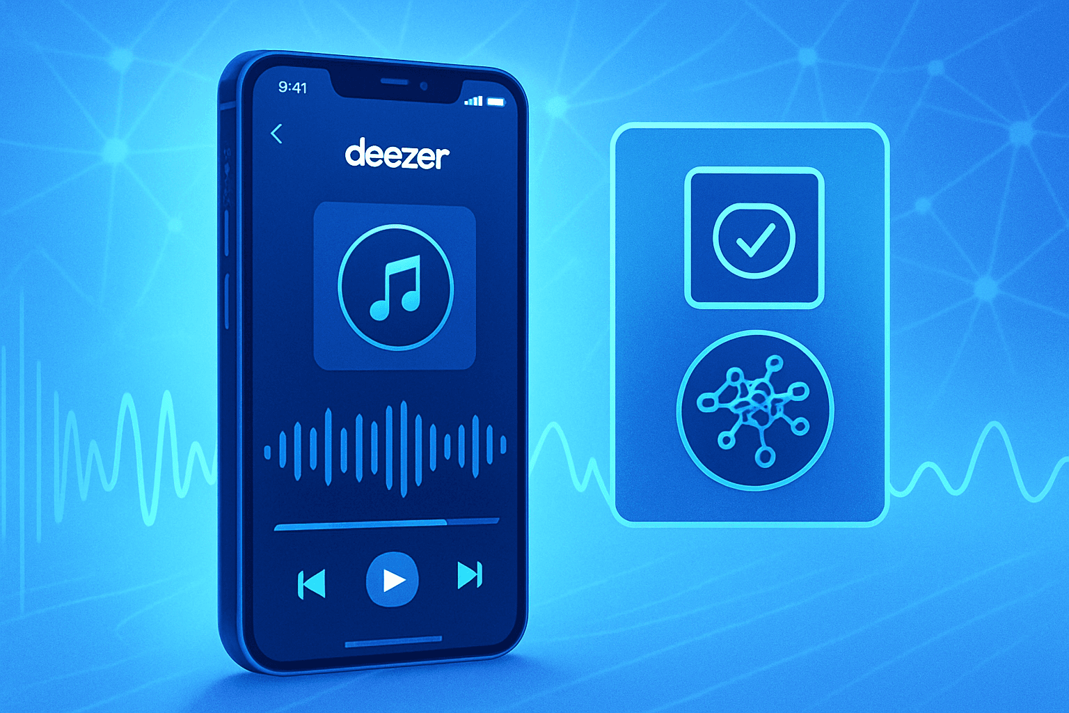 Brief IA : Deezer déploie l'IA pour traquer les morceaux générés par IA