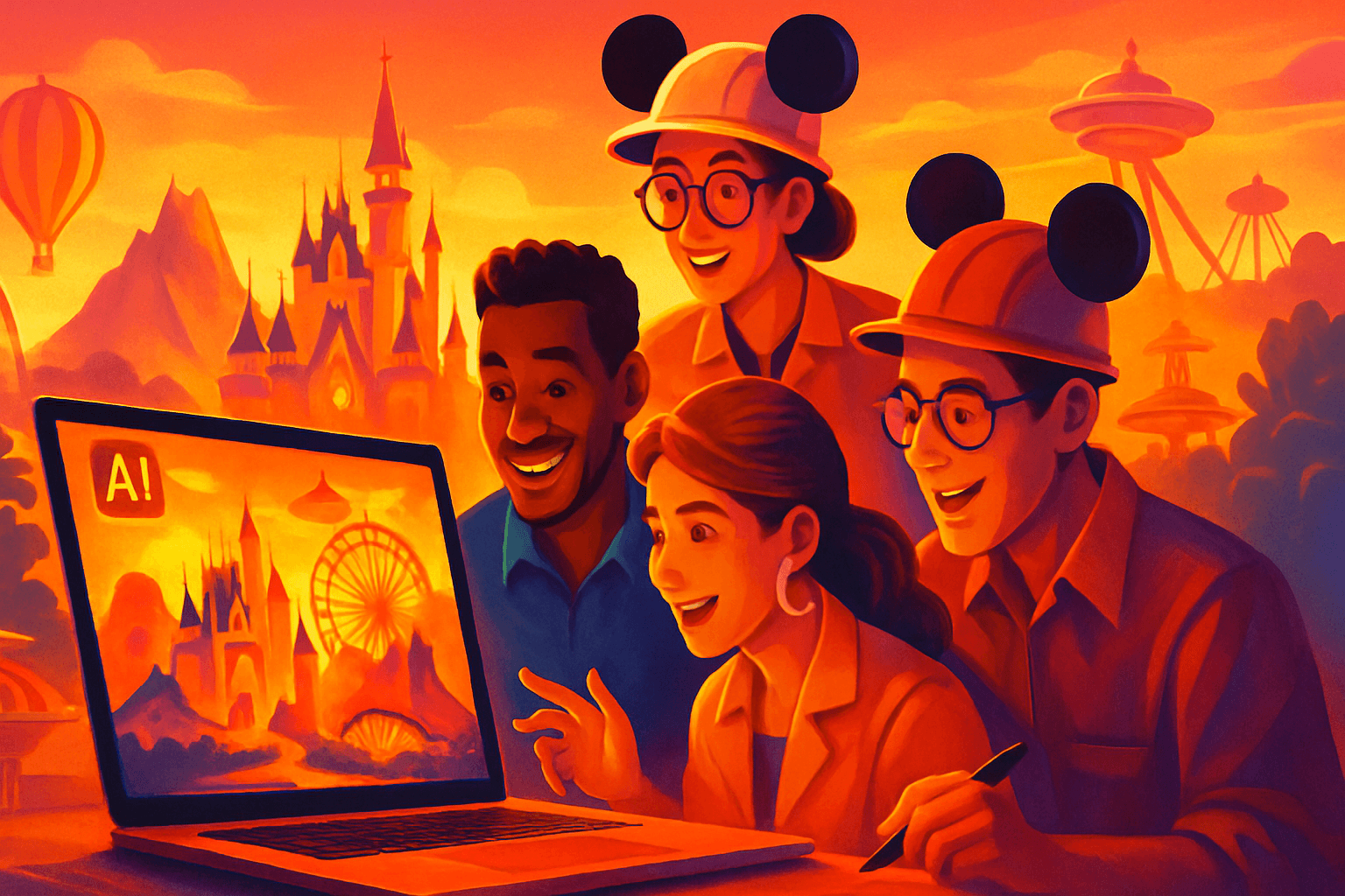 Brief IA : Disney et Adobe : l'IA Firefly révolutionne la création d'attractions