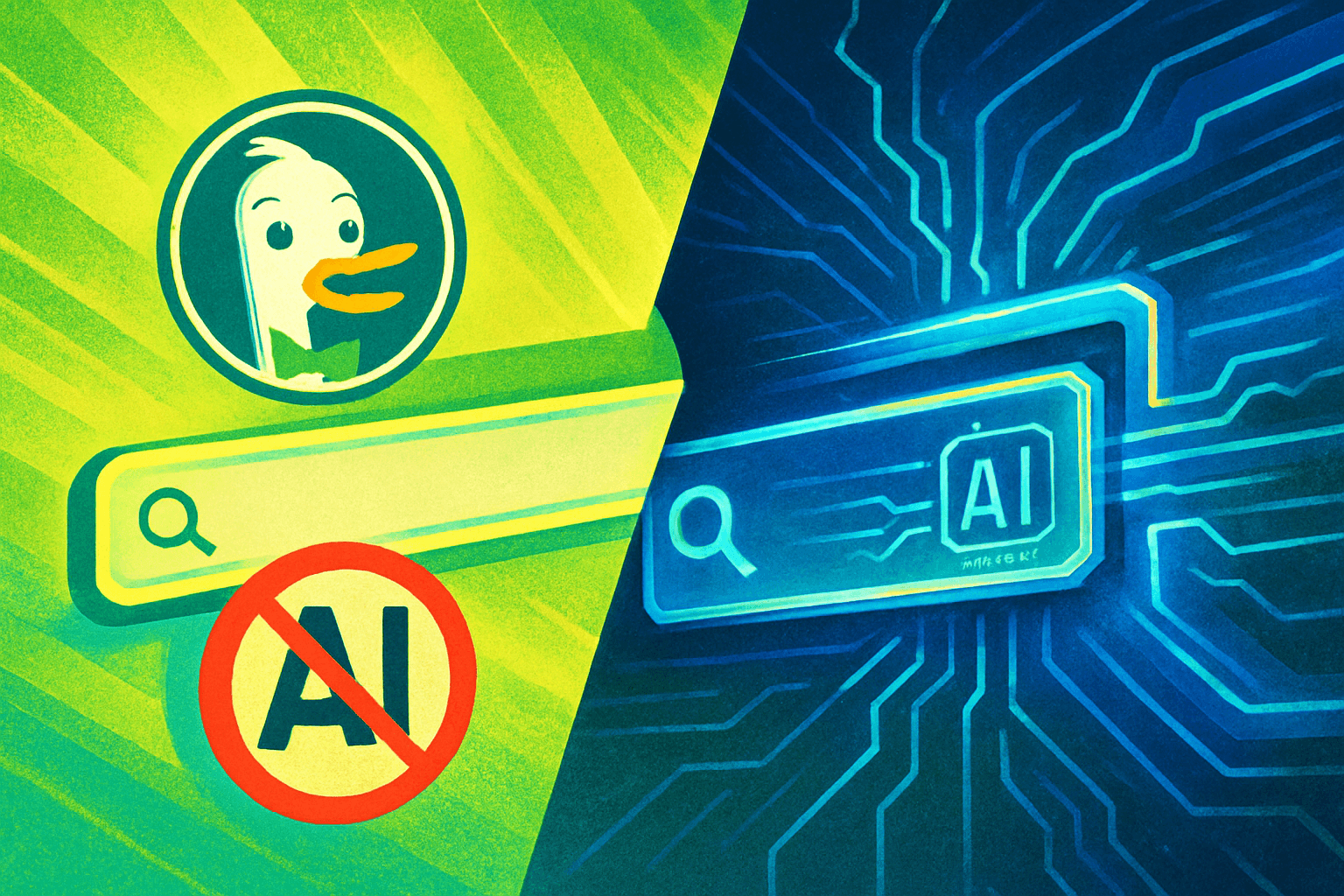 Brief IA : DuckDuckGo défie l'IA avec son moteur sans IA en hausse