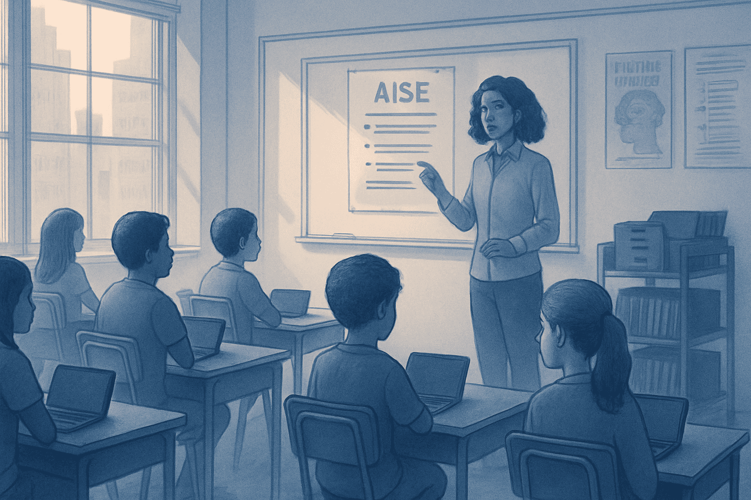 Brief IA : Écoles US : New York et Los Angeles imposent des moratoires IA