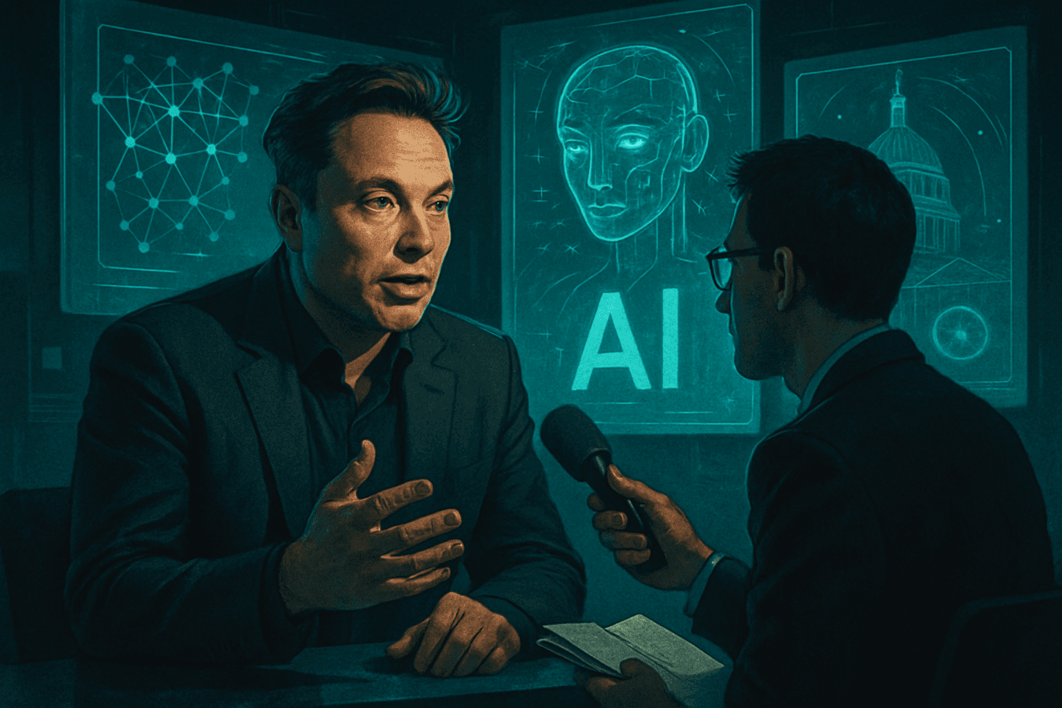 Brief IA : Elon Musk et l'IA : entre superintelligence et controverses politiques