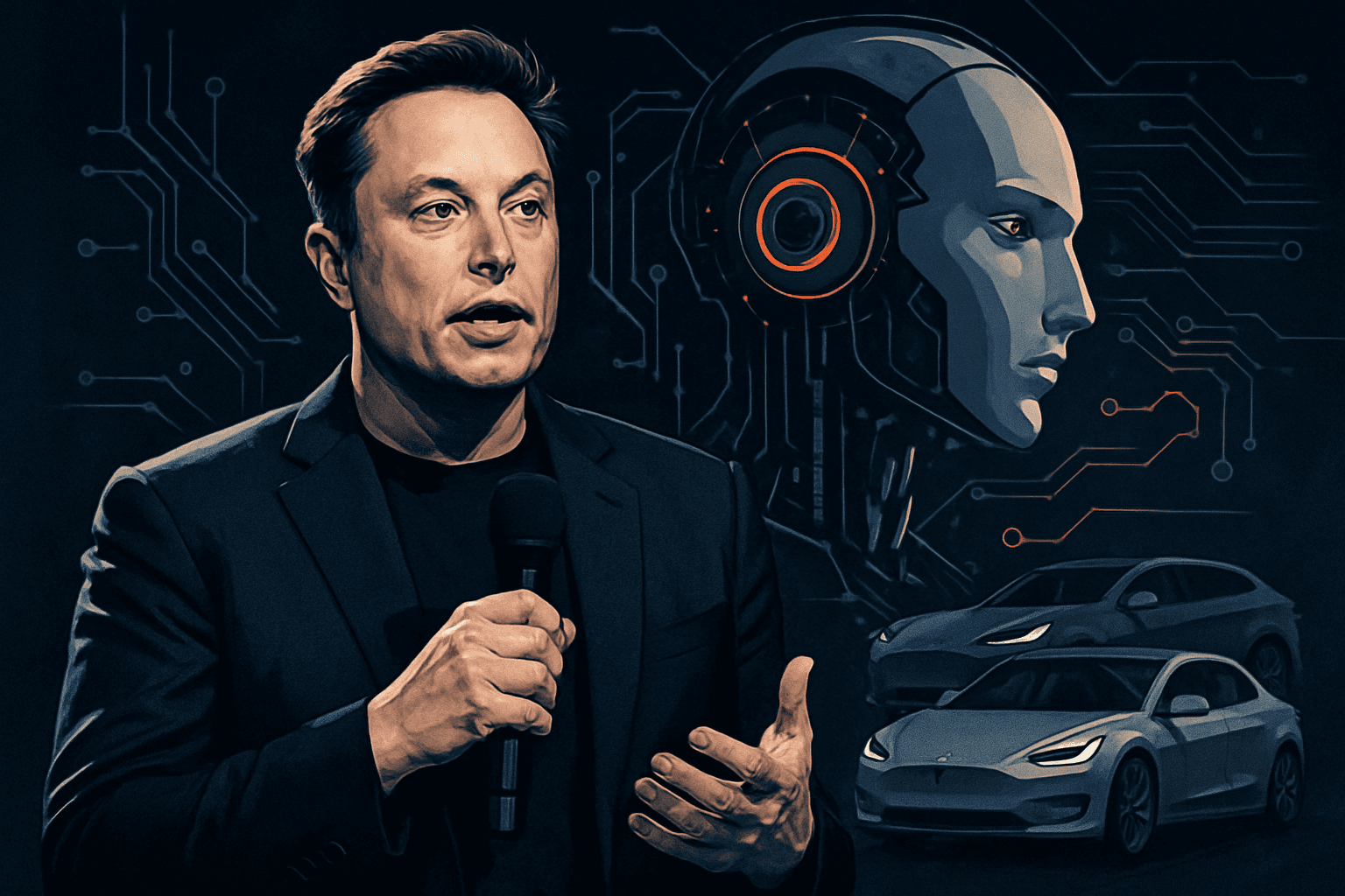 Brief IA : Elon Musk pousse Tesla à accélérer ses investissements massifs en IA