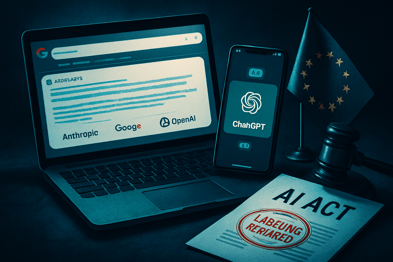 Brief IA : Été de l’IA : marquage obligatoire, pub dans ChatGPT et SEO