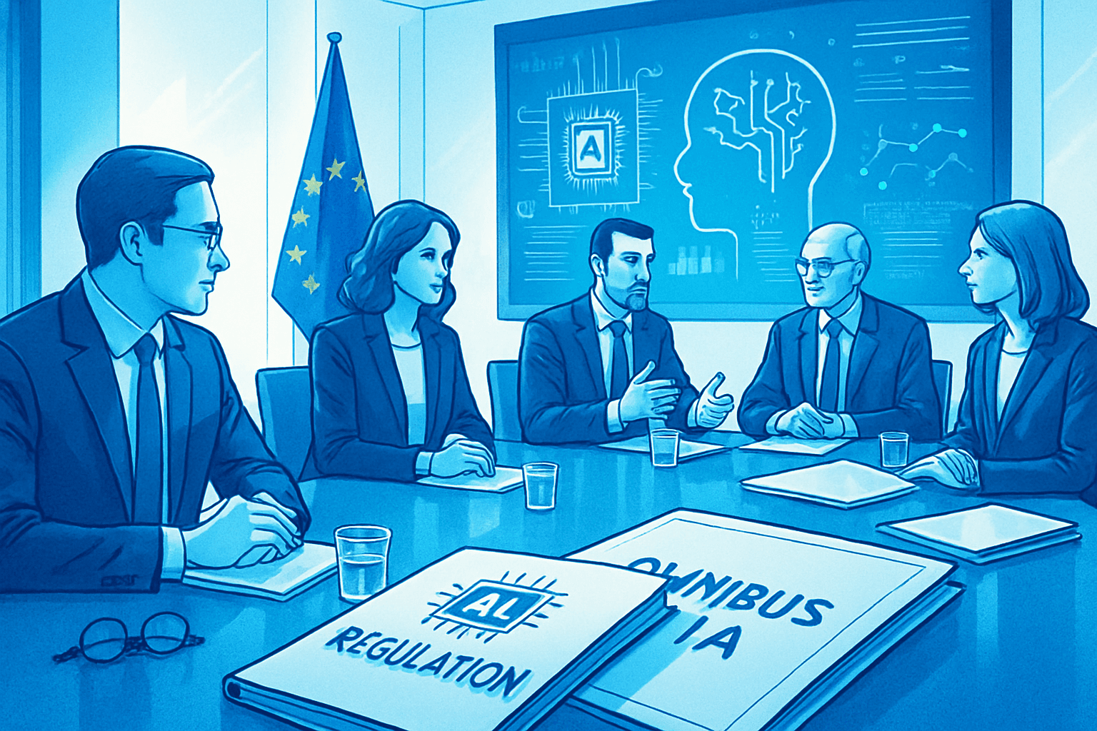 Brief IA : Europe : le règlement IA modifié avant son application complète