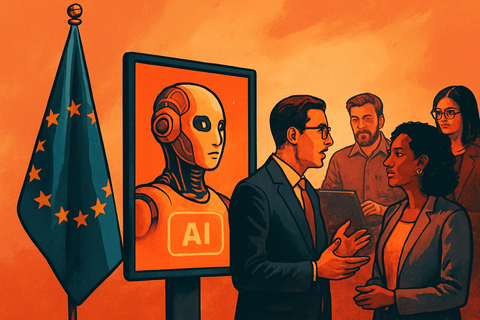 Brief IA : Europe : marquage IA obligatoire sans directive claire