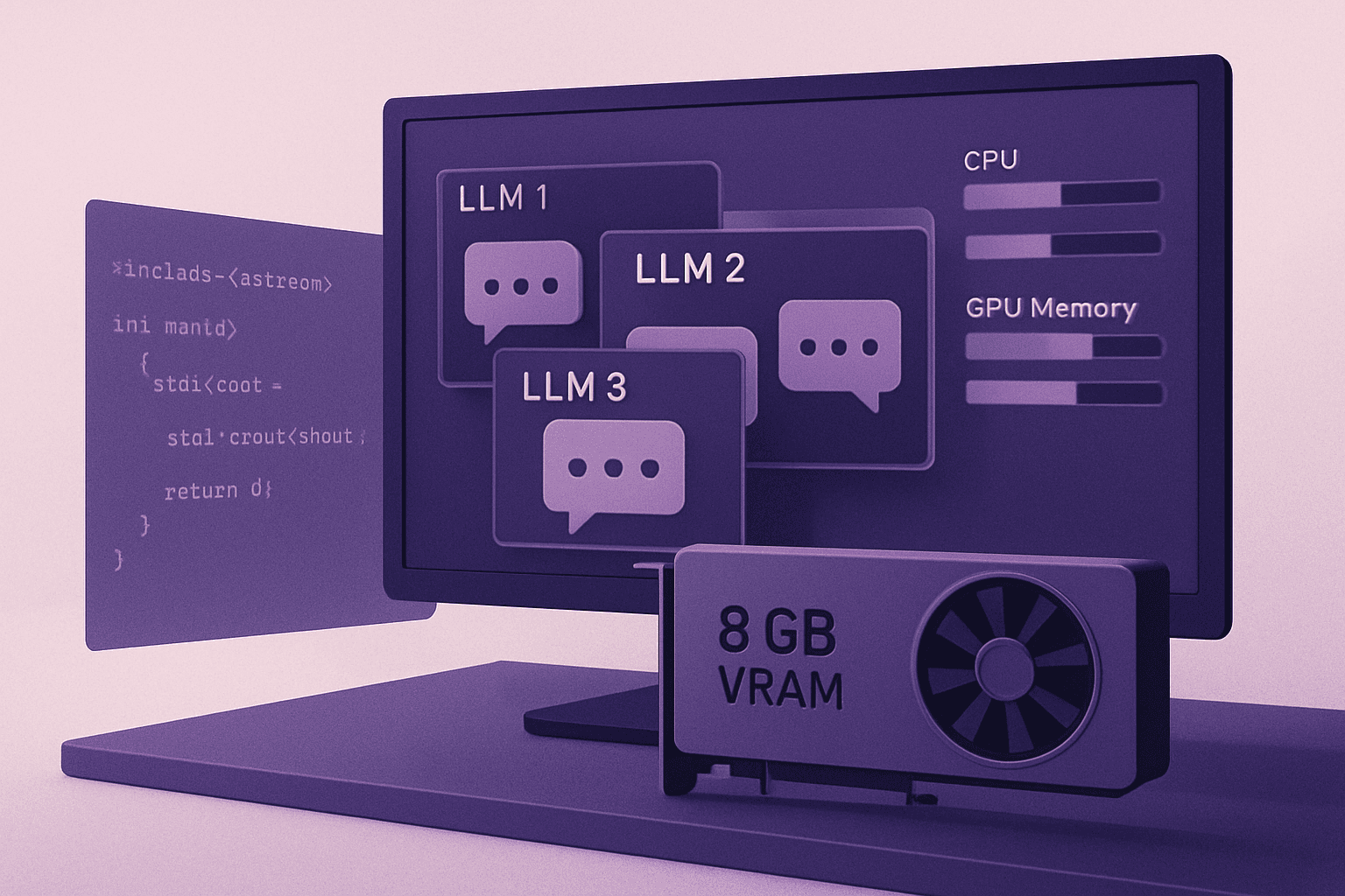 Brief IA : Exécution de 3 LLMs sur un GPU de 8 Go : défi relevé