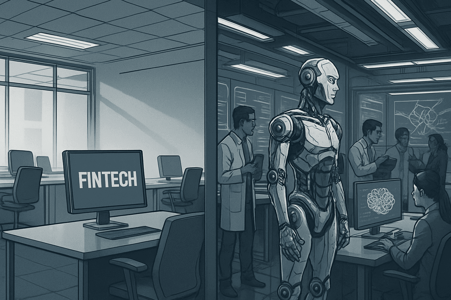 Brief IA : Financement des fintechs européennes en chute face à l'IA
