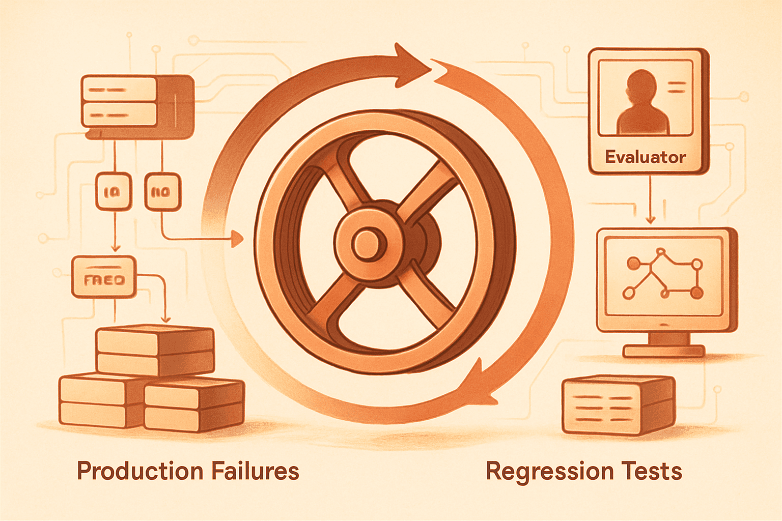 Brief IA : Flywheel d'évaluation : révolutionner la gestion des échecs en IA