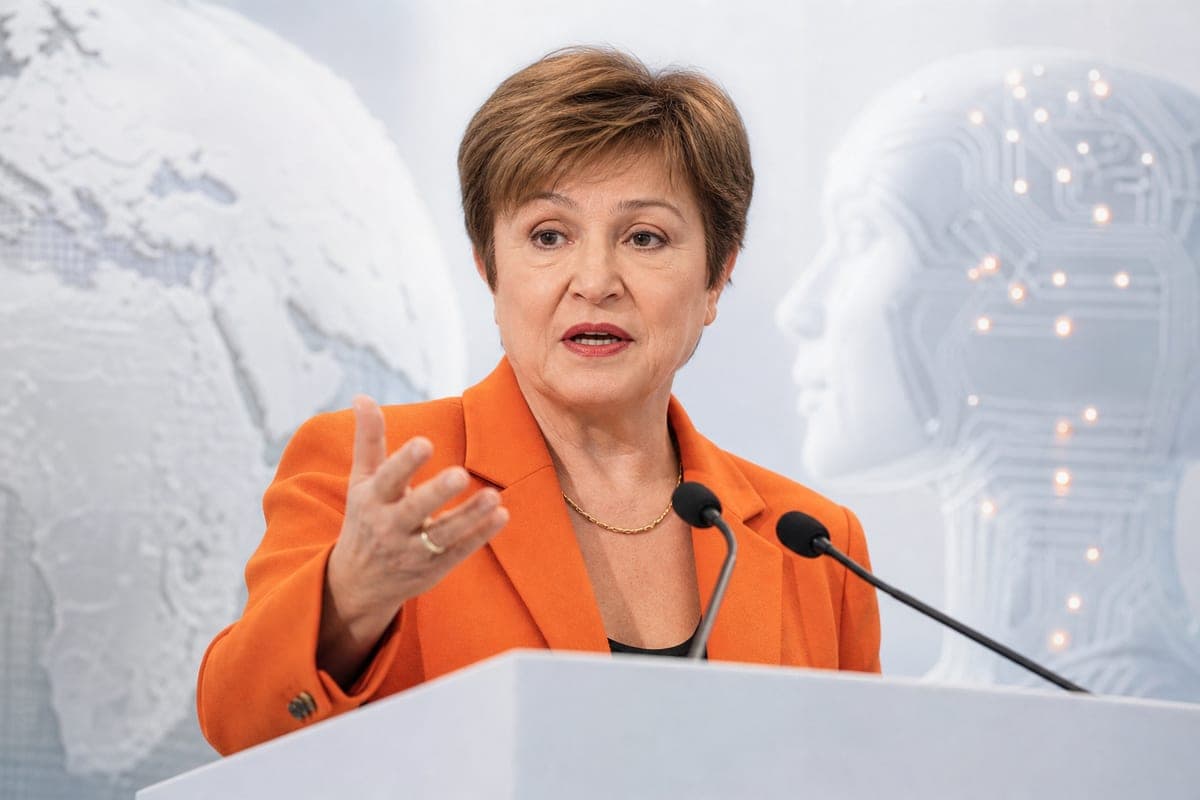 Brief IA : FMI : Georgieva prône une régulation mixte de l’IA