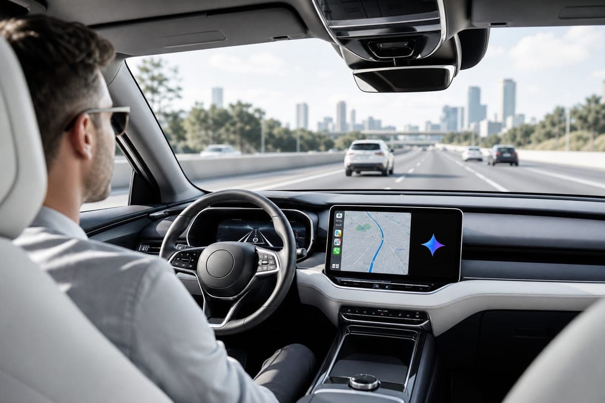 Brief IA : Gemini conversationnel arrive sur CarPlay aux États-Unis