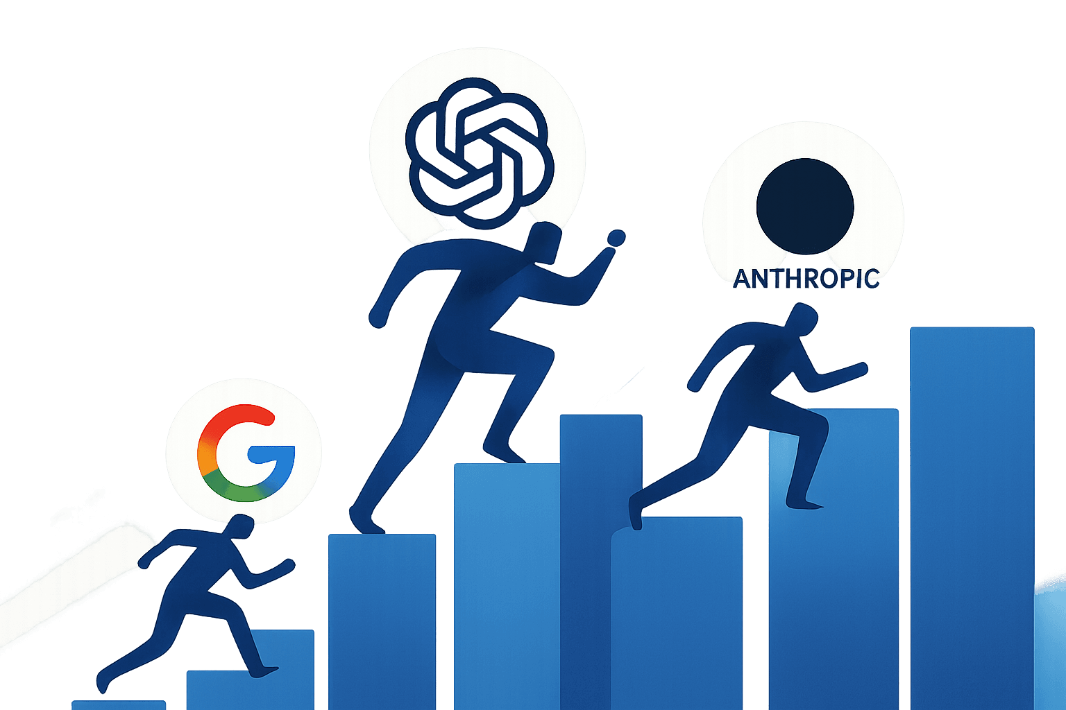 Brief IA : Gemini de Google en recul face à ChatGPT et Claude