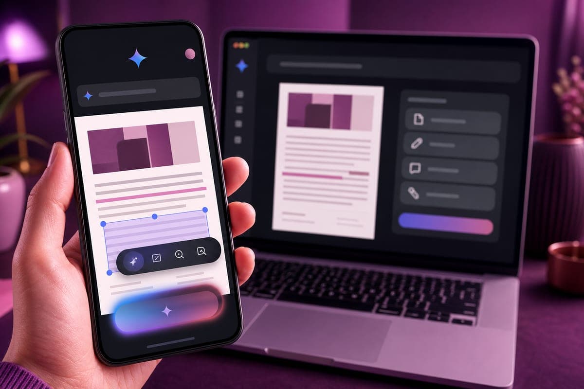 Brief IA : Gemini permet l’édition de fichiers dans le chat, PDF inclus sur mobile