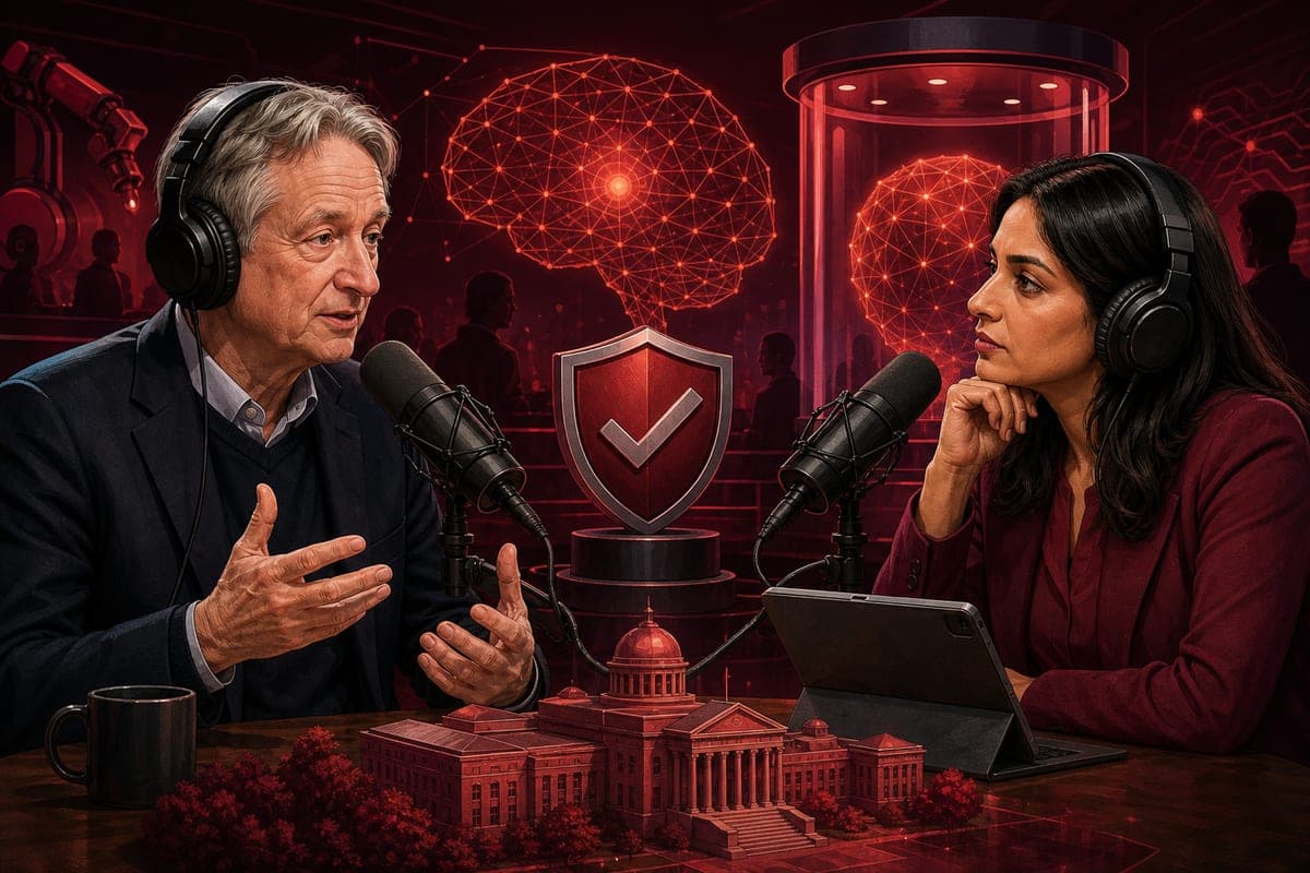 Brief IA : Geoffrey Hinton veut une autorisation préalable pour l’IA