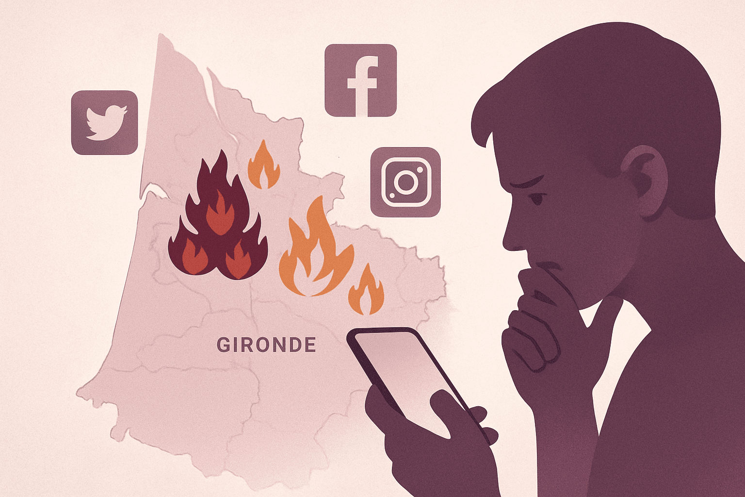 Brief IA : Gironde : les cartes IA des feux de forêt sèment la confusion