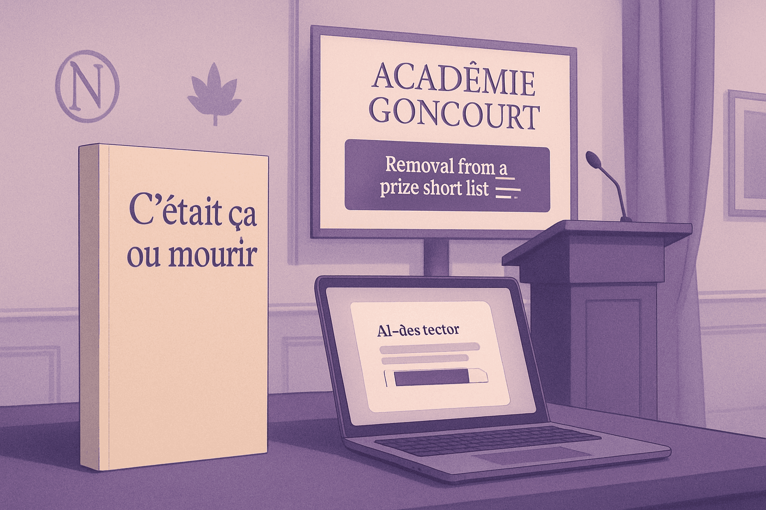 Brief IA : Goncourt retire Orélien : soupçons d’IA et réactions