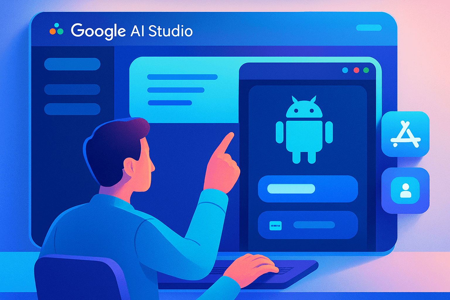 Brief IA : Google AI Studio : créer des apps Android par simple dialogue